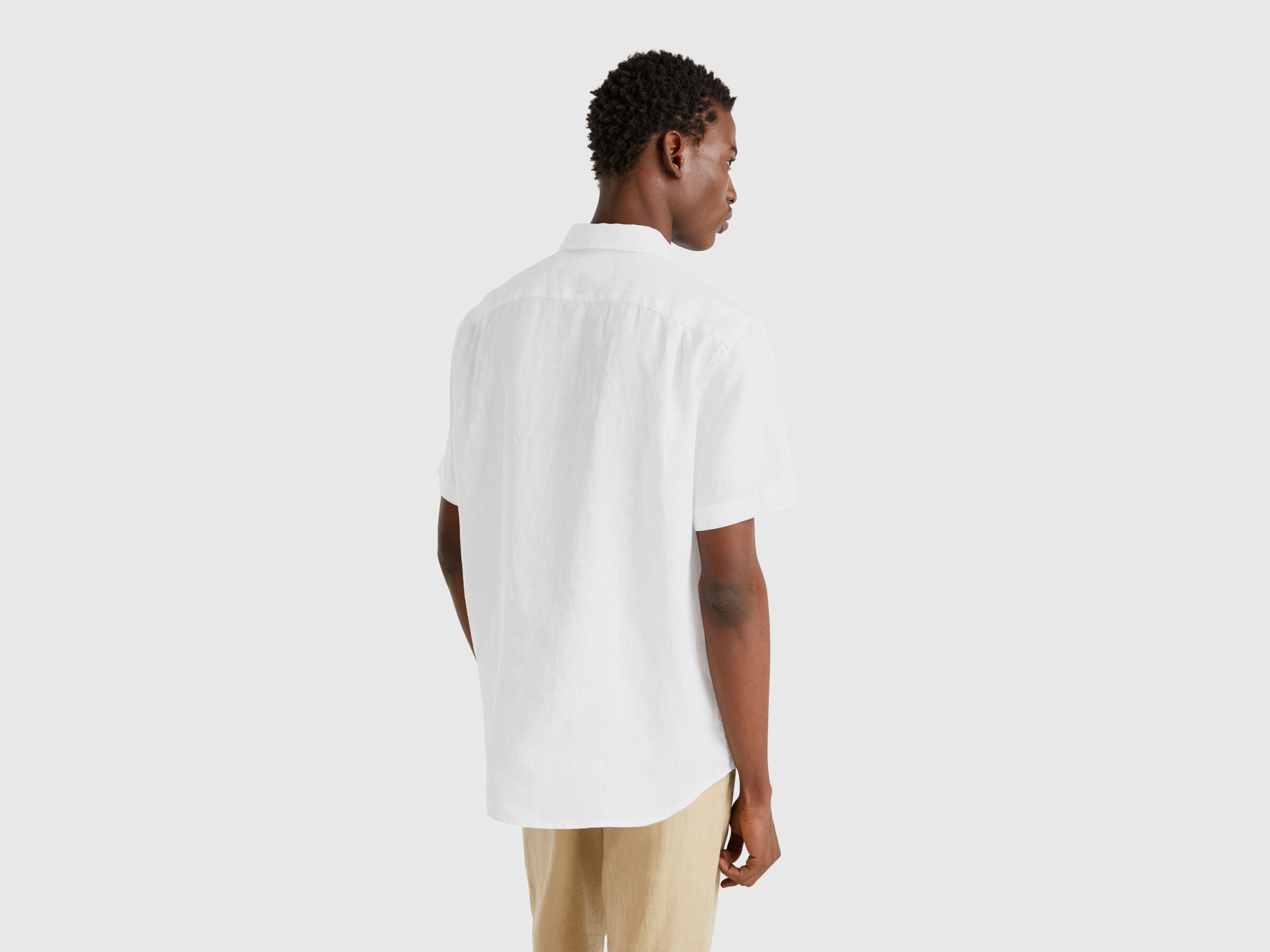 Chemise à manches courtes en pur lin – Image 2