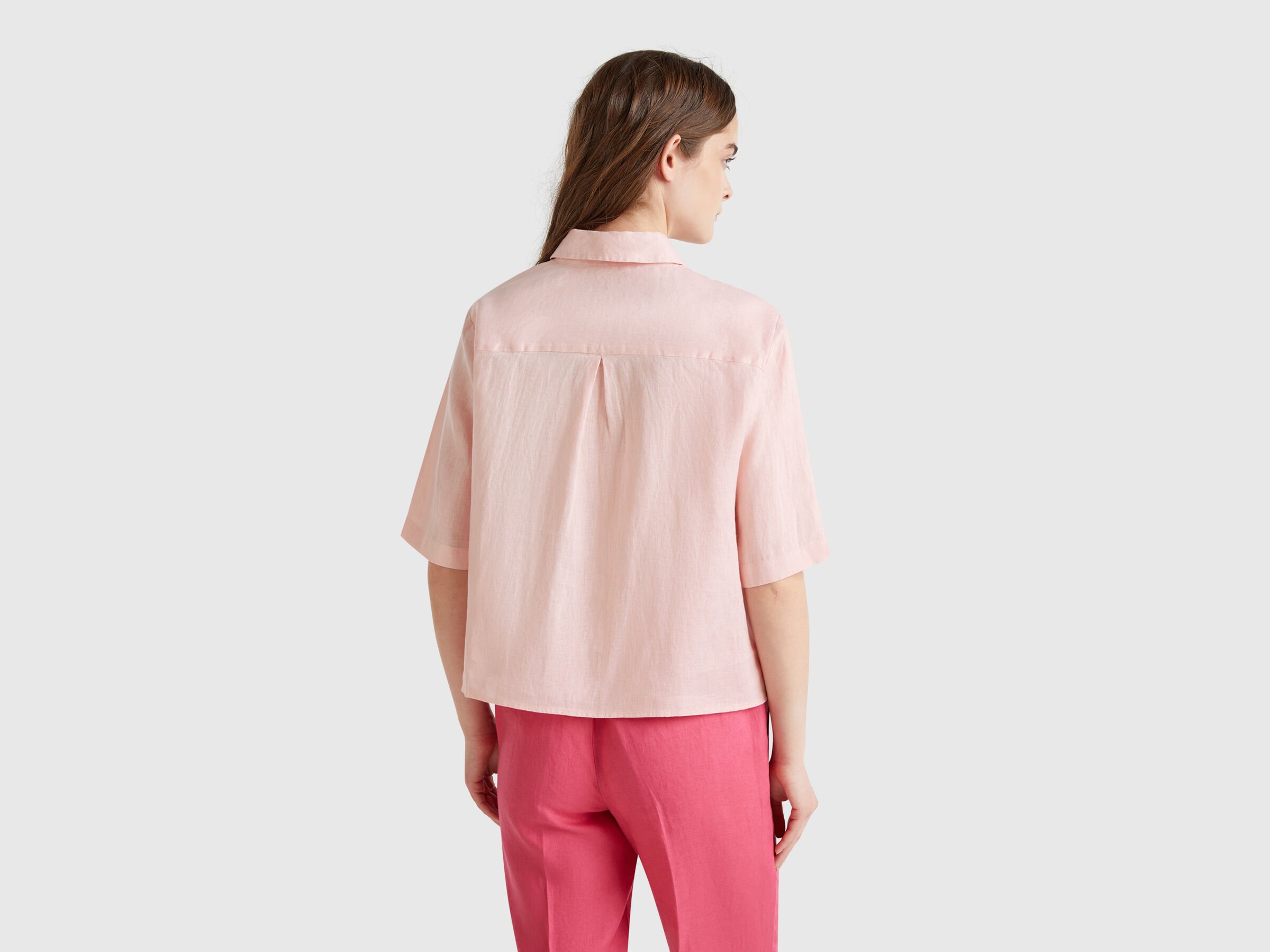Chemise courte en pur lin – Image 2