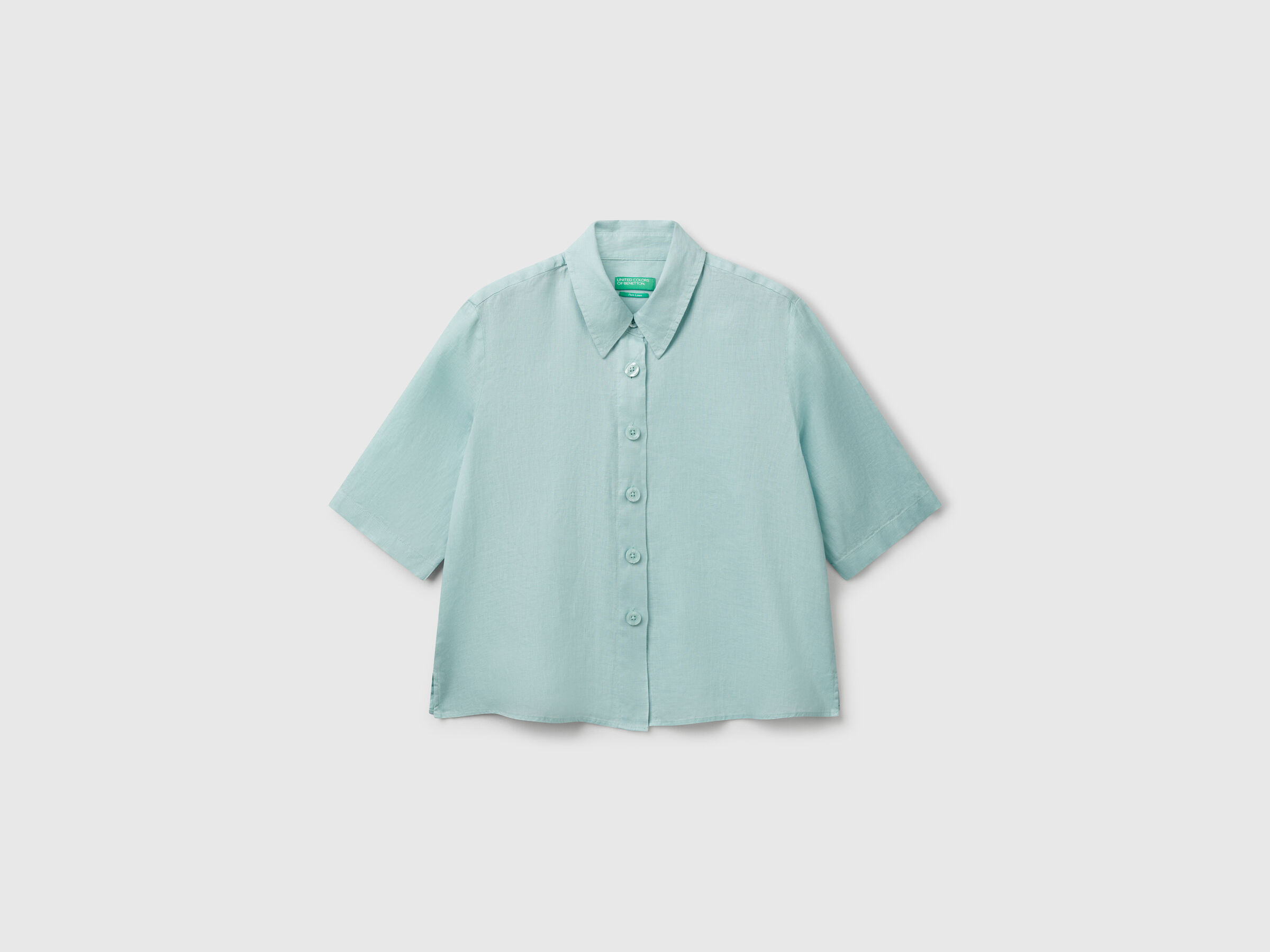 Chemise courte en pur lin – Image 3