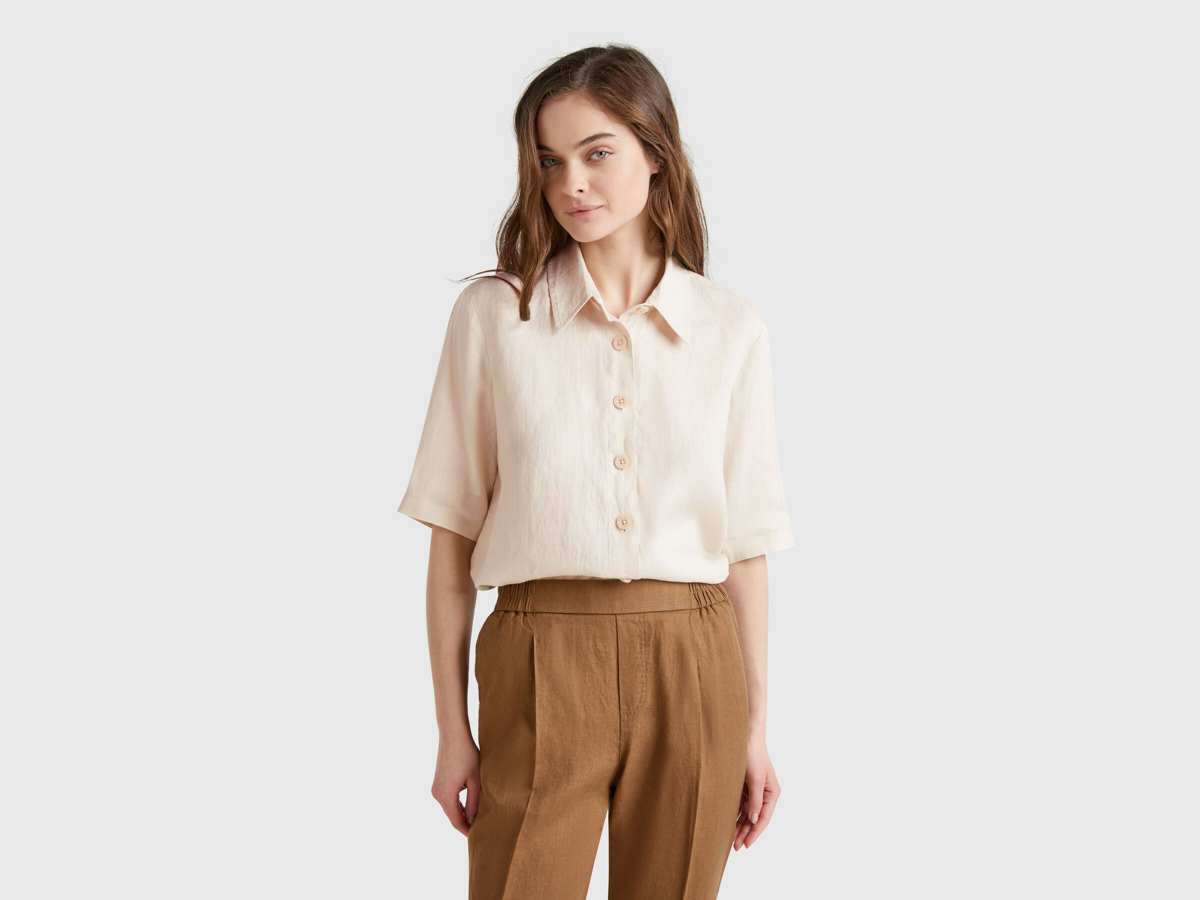 Chemise courte en pur lin – Image 5