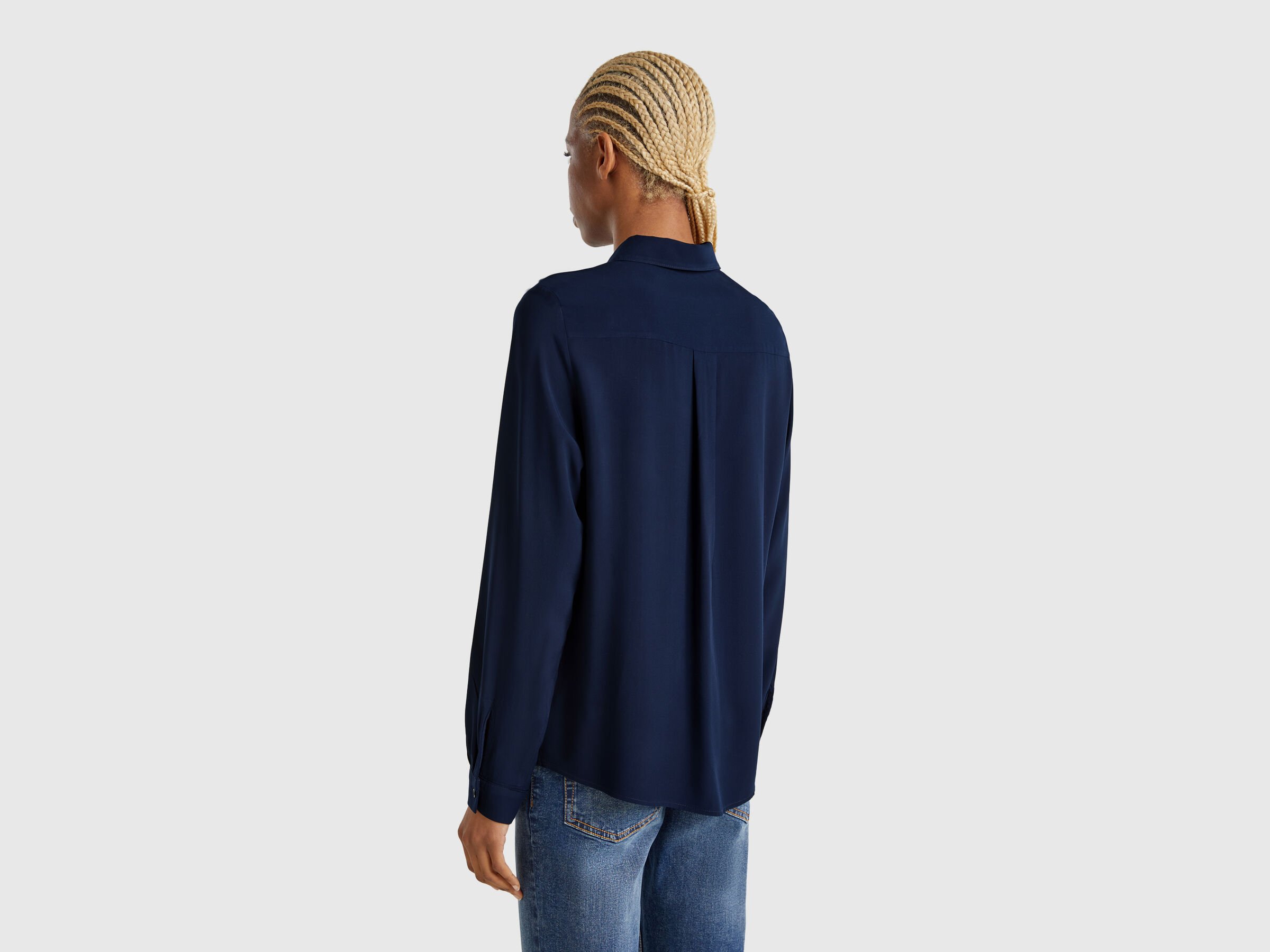 Chemise en viscose coupe classique – Image 2