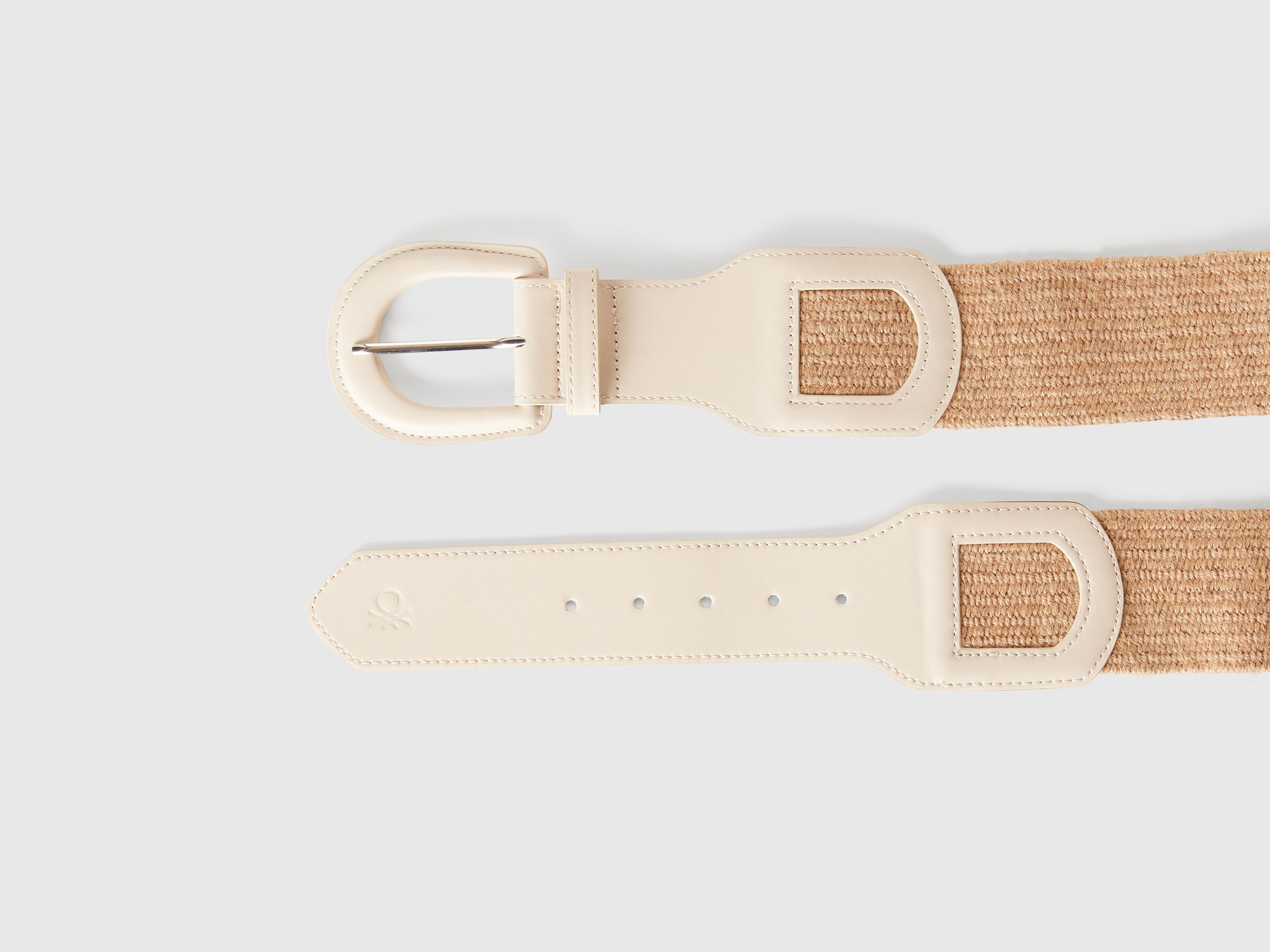 Ceinture haute effet raphia – Image 3