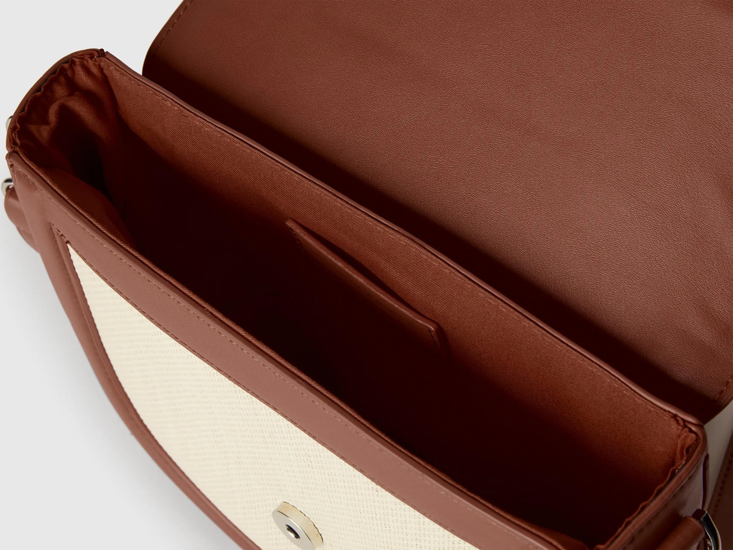 Sac bandoulière effet raphia – Image 3