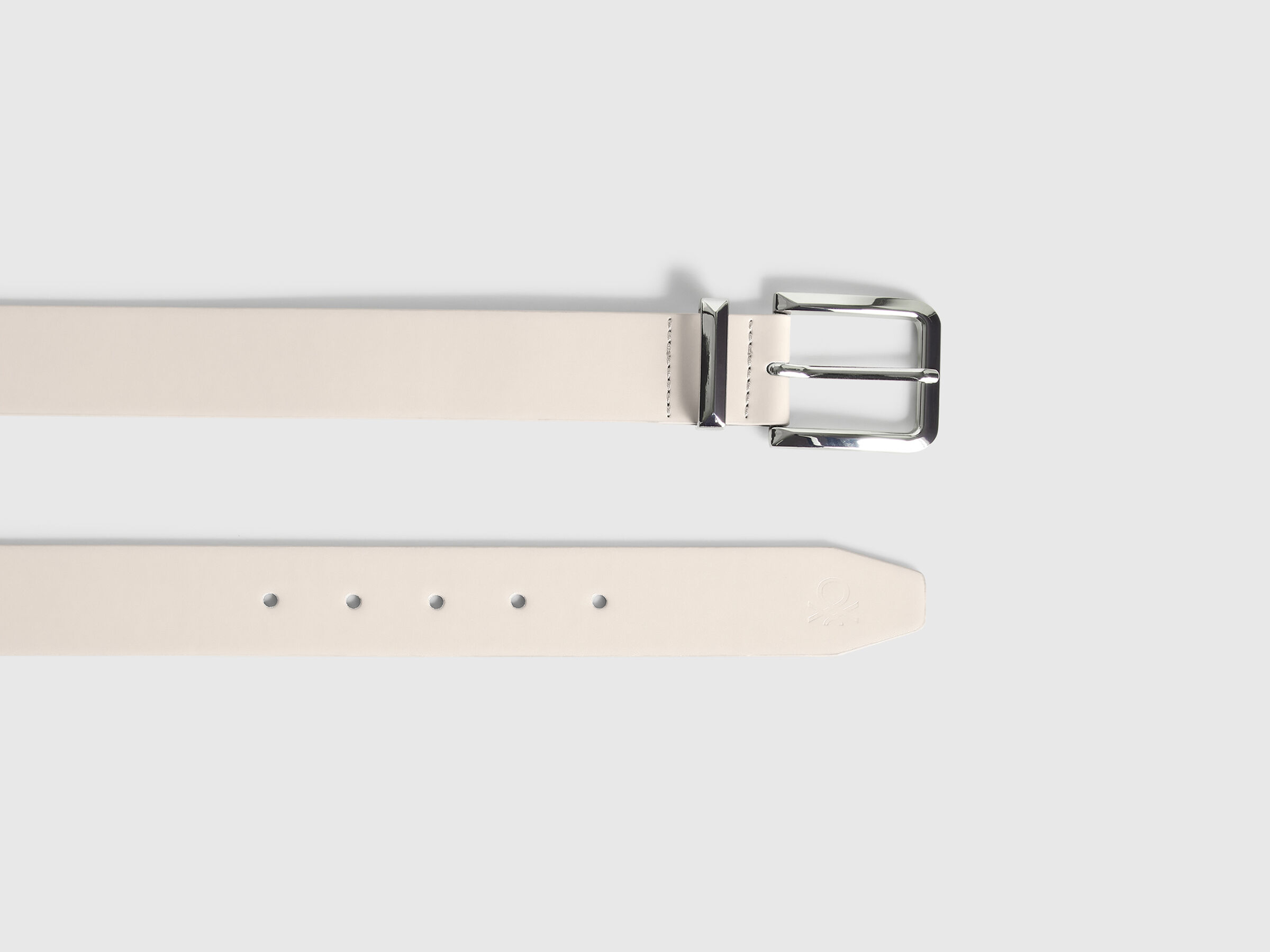 Ceinture beige en tissu enduit – Image 2
