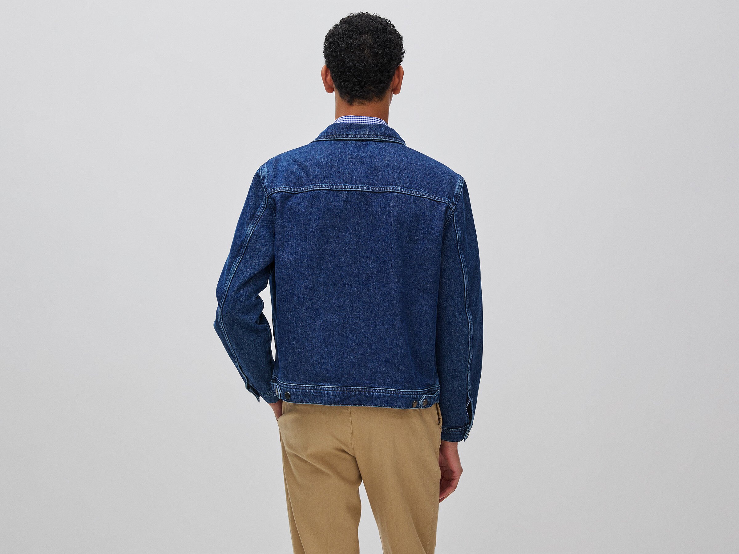 Veste en jean coupe classique – Image 2