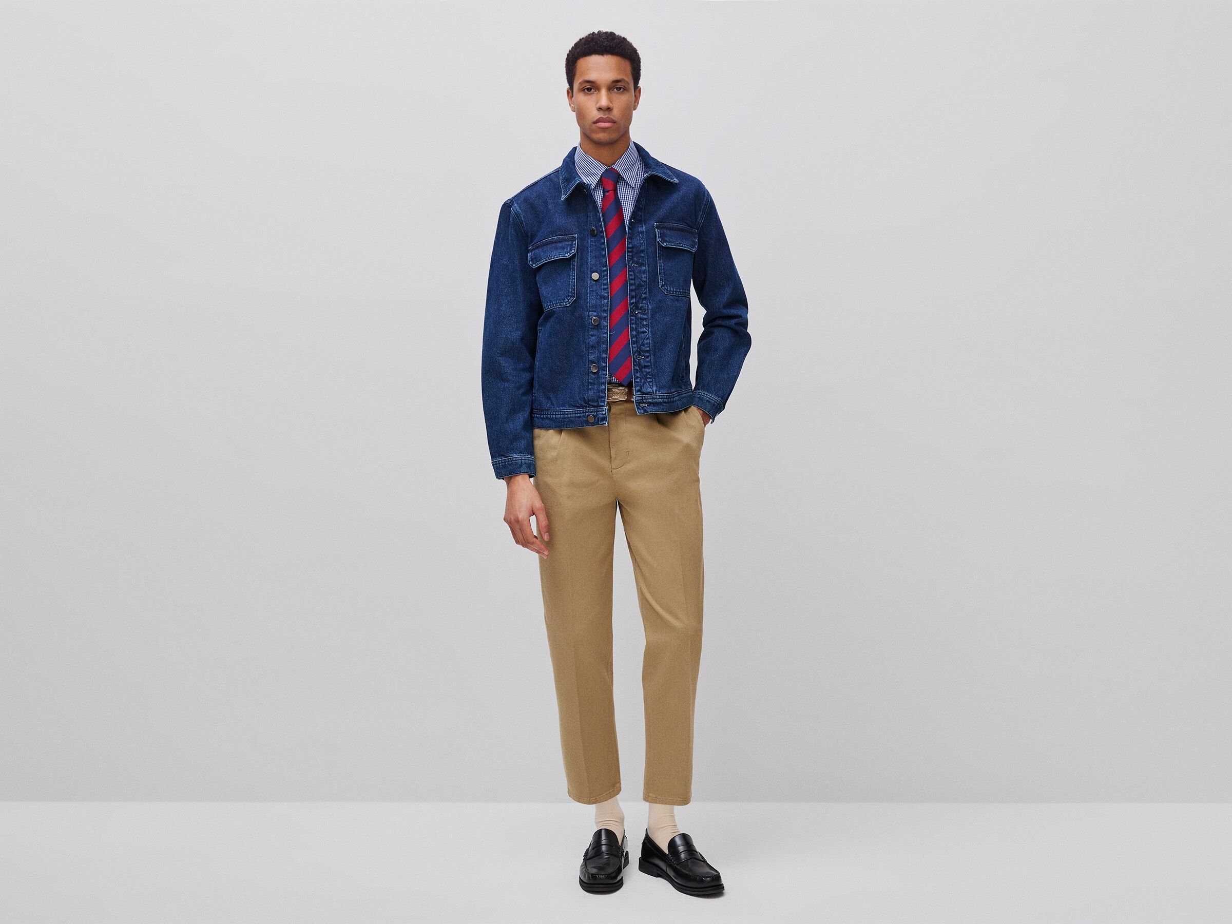 Veste en jean coupe classique – Image 3