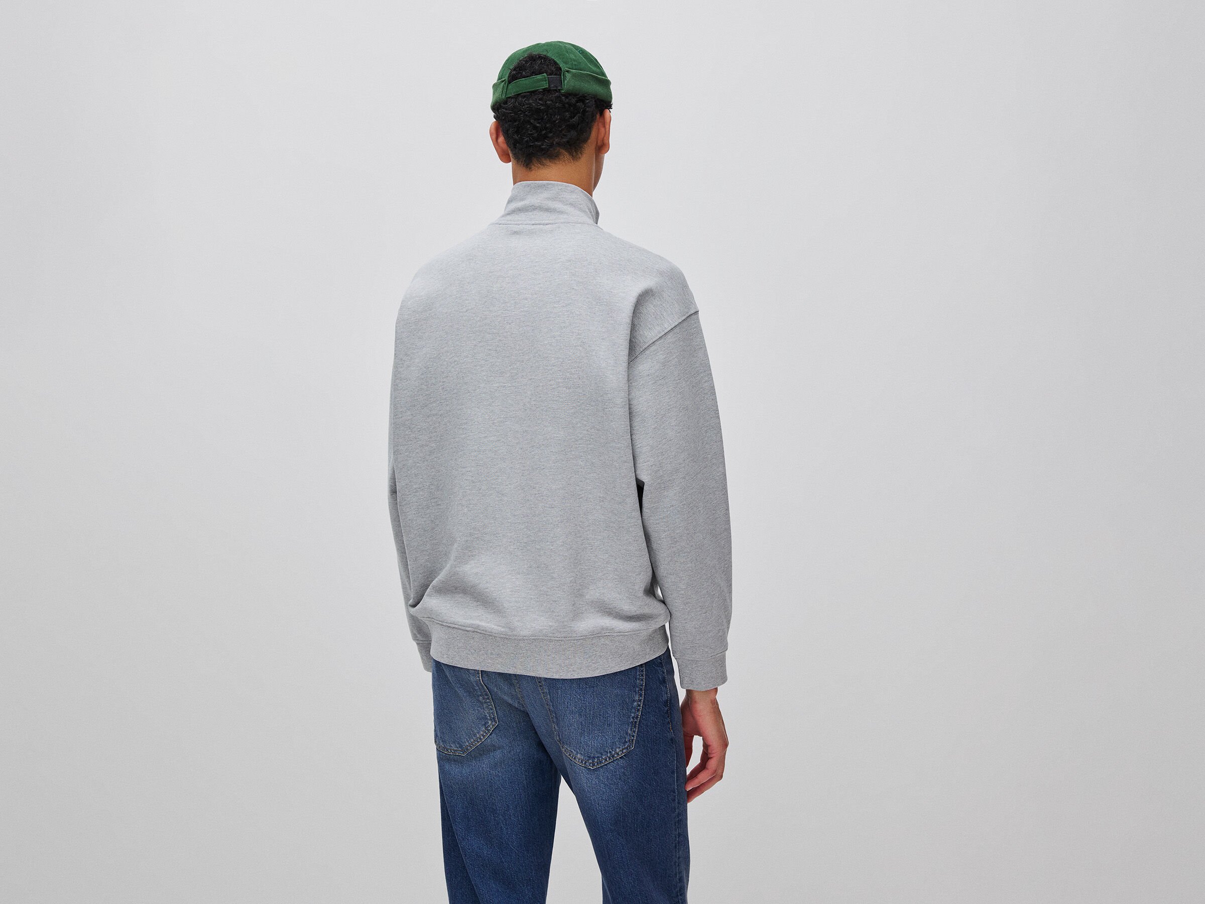 Sweat-shirt à demi-zip – Image 2