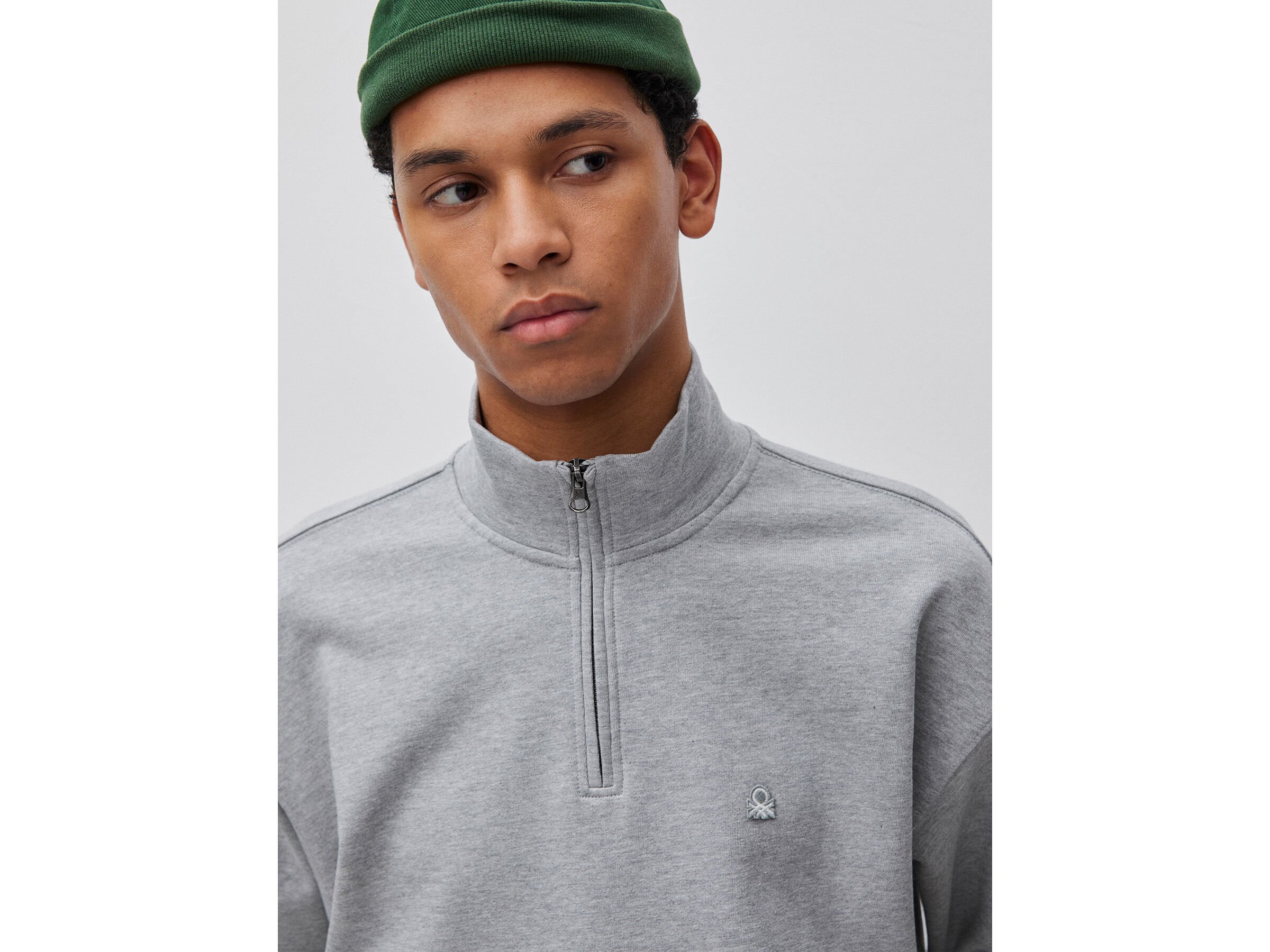 Sweat-shirt à demi-zip – Image 4