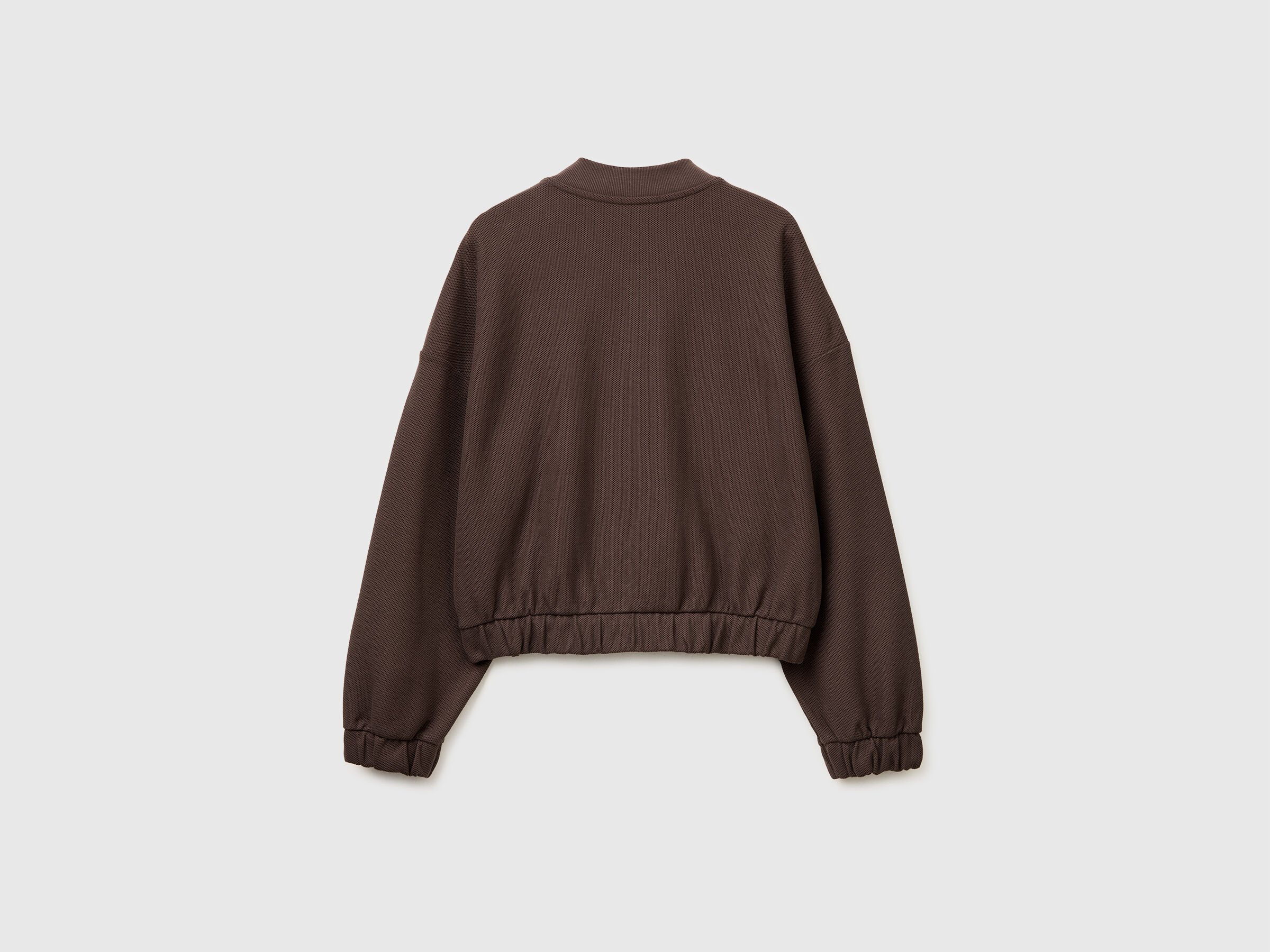 Sweat-shirt style bomber avec broderie – Image 2