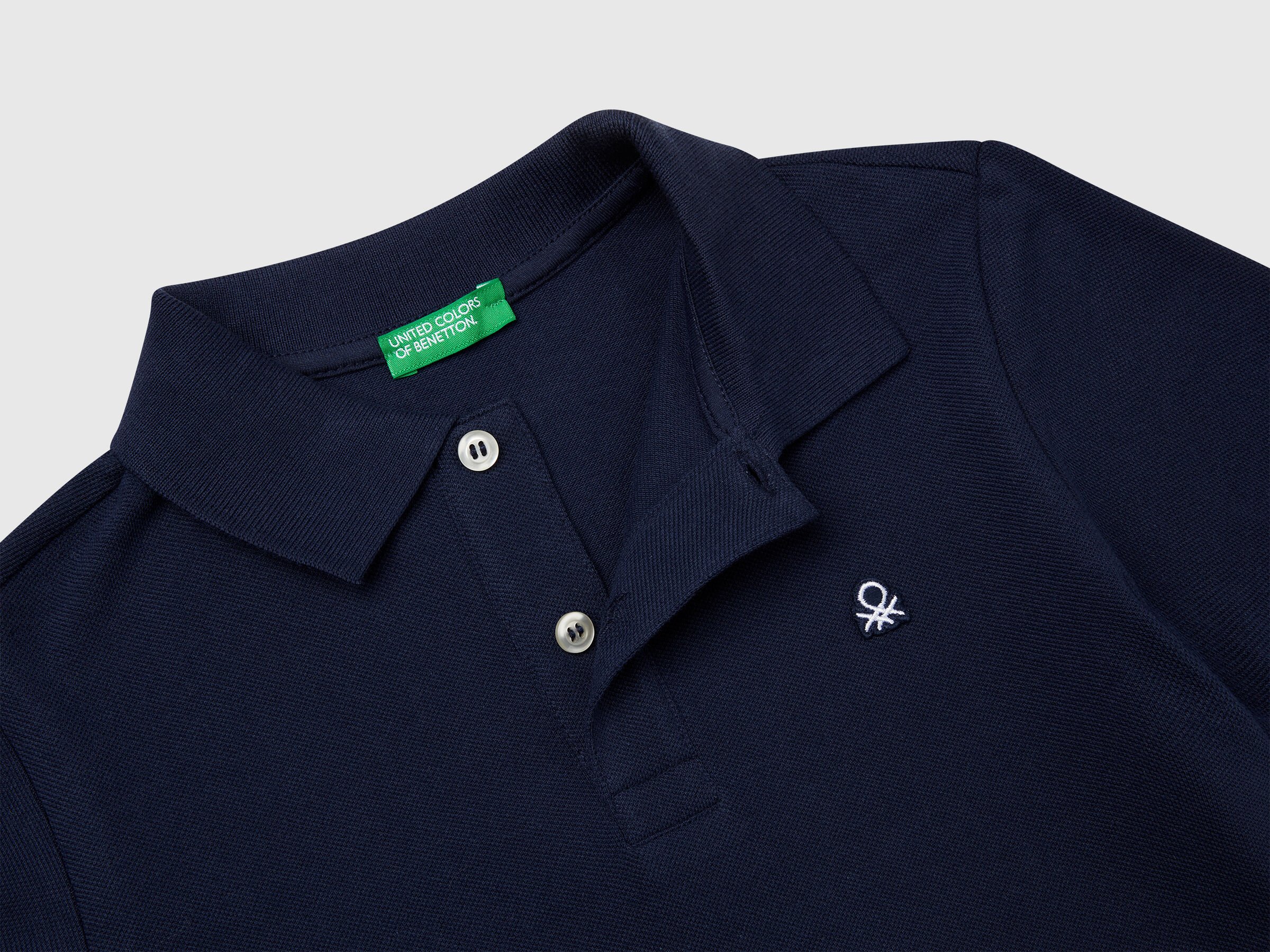 Polo ajusté en 100 % coton bio – Image 3