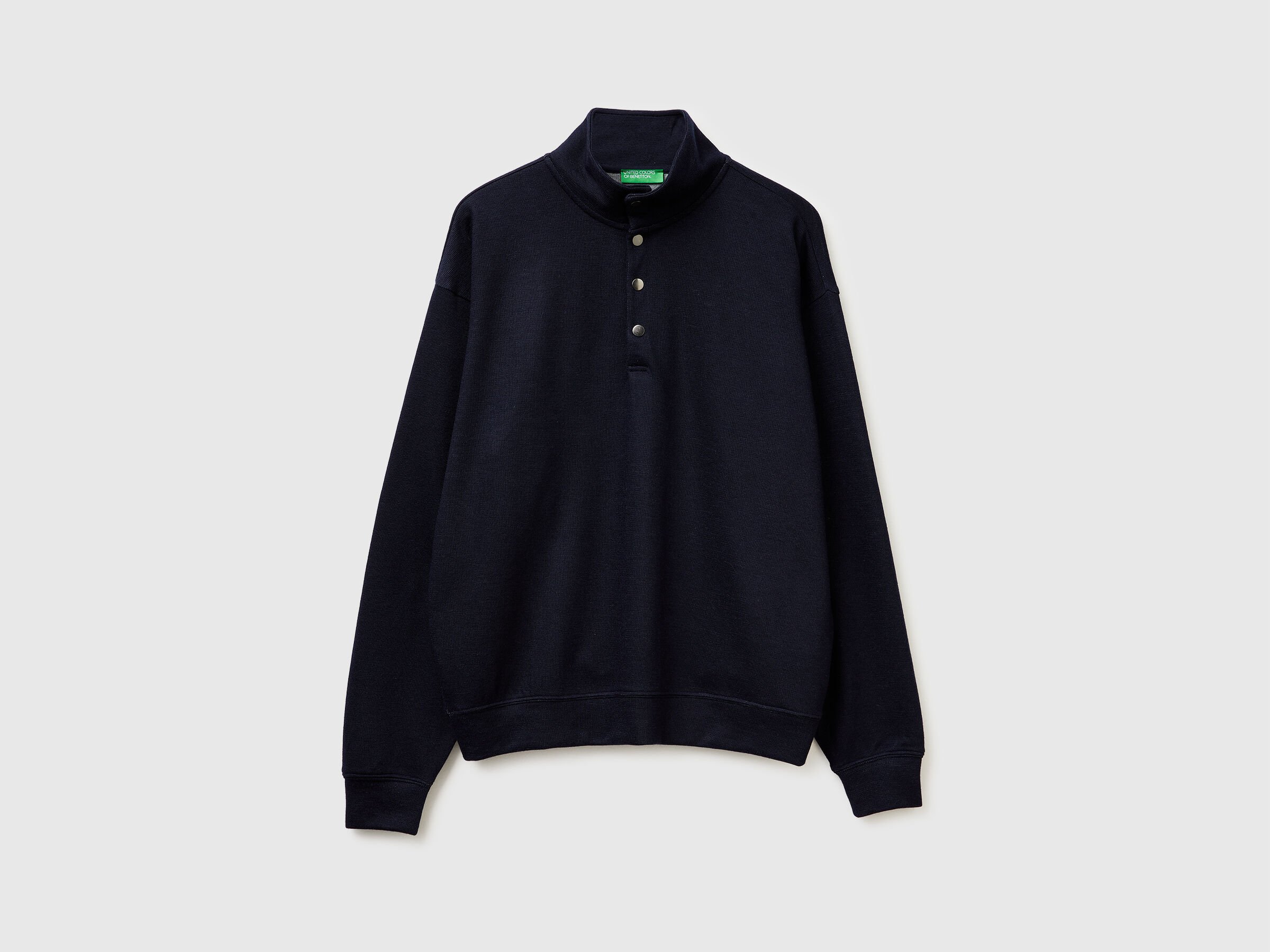 Sweat-shirt à demi-boutons Sweat-shirt à demi-boutons