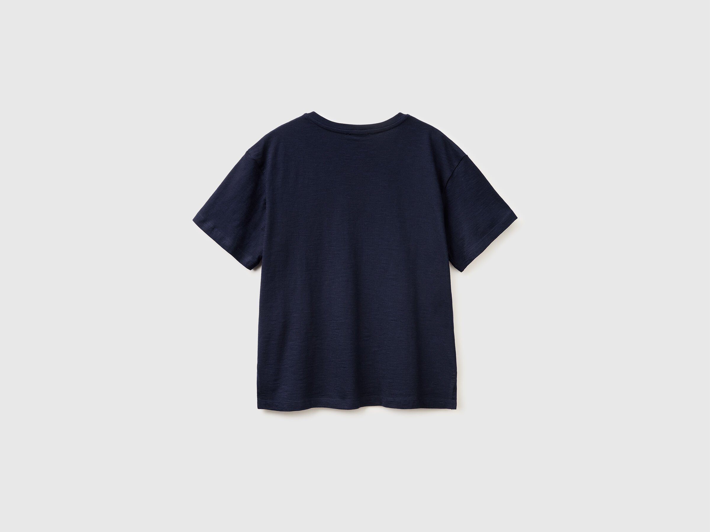 T-shirt léger en coton à col en V – Image 2