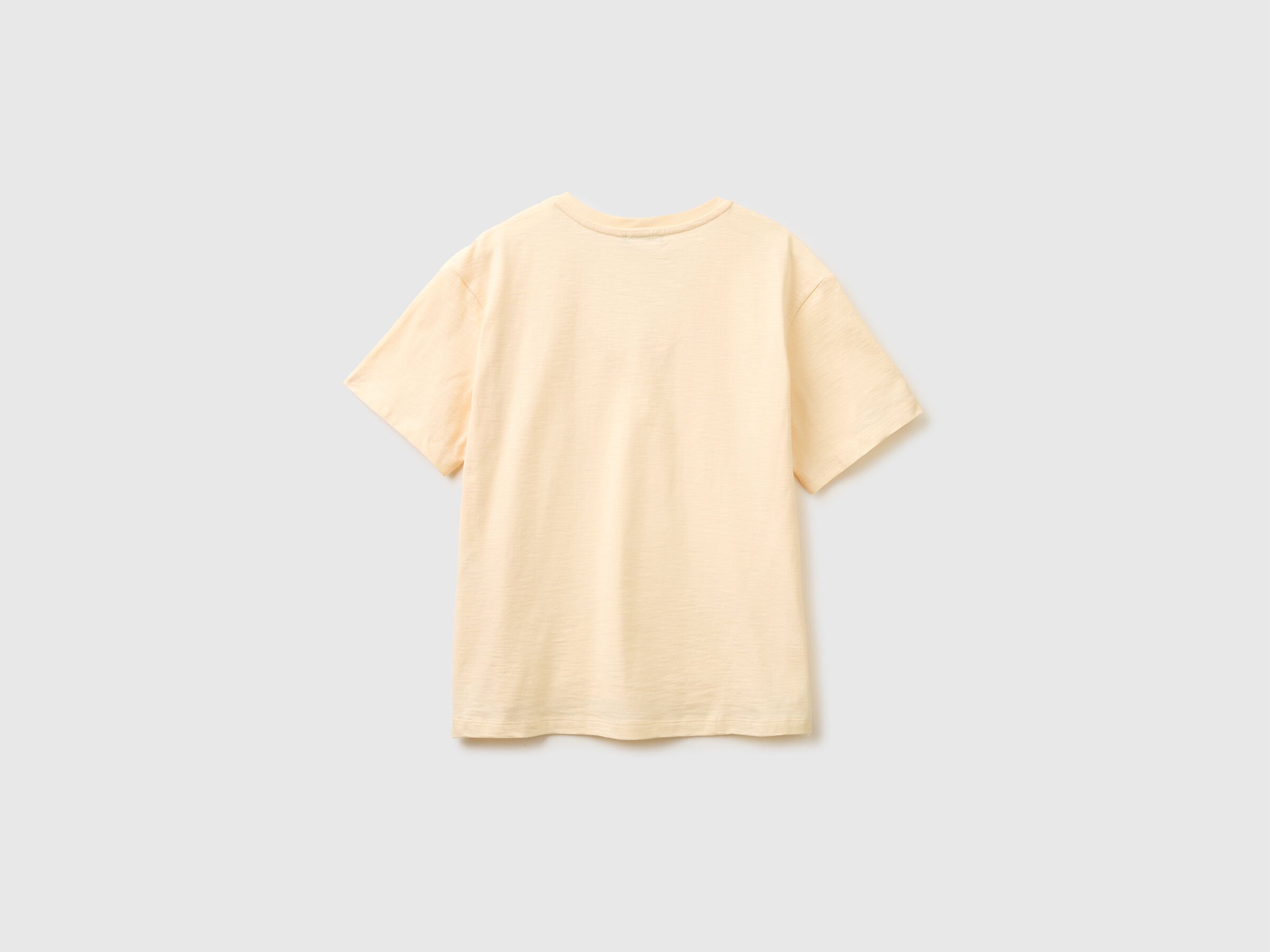 T-shirt léger en coton à col en V – Image 2