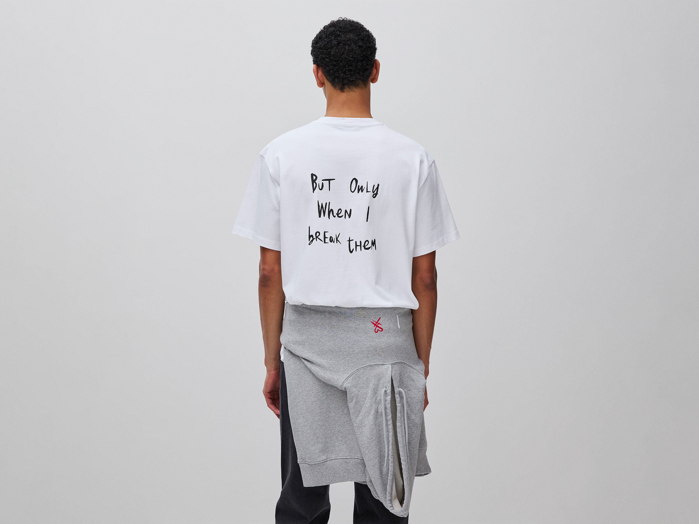 T-shirt en coton biologique avec imprimé slogan – Image 2