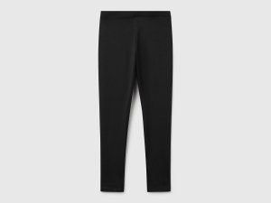 Legging en coton stretch à logo Legging en coton stretch à logo
