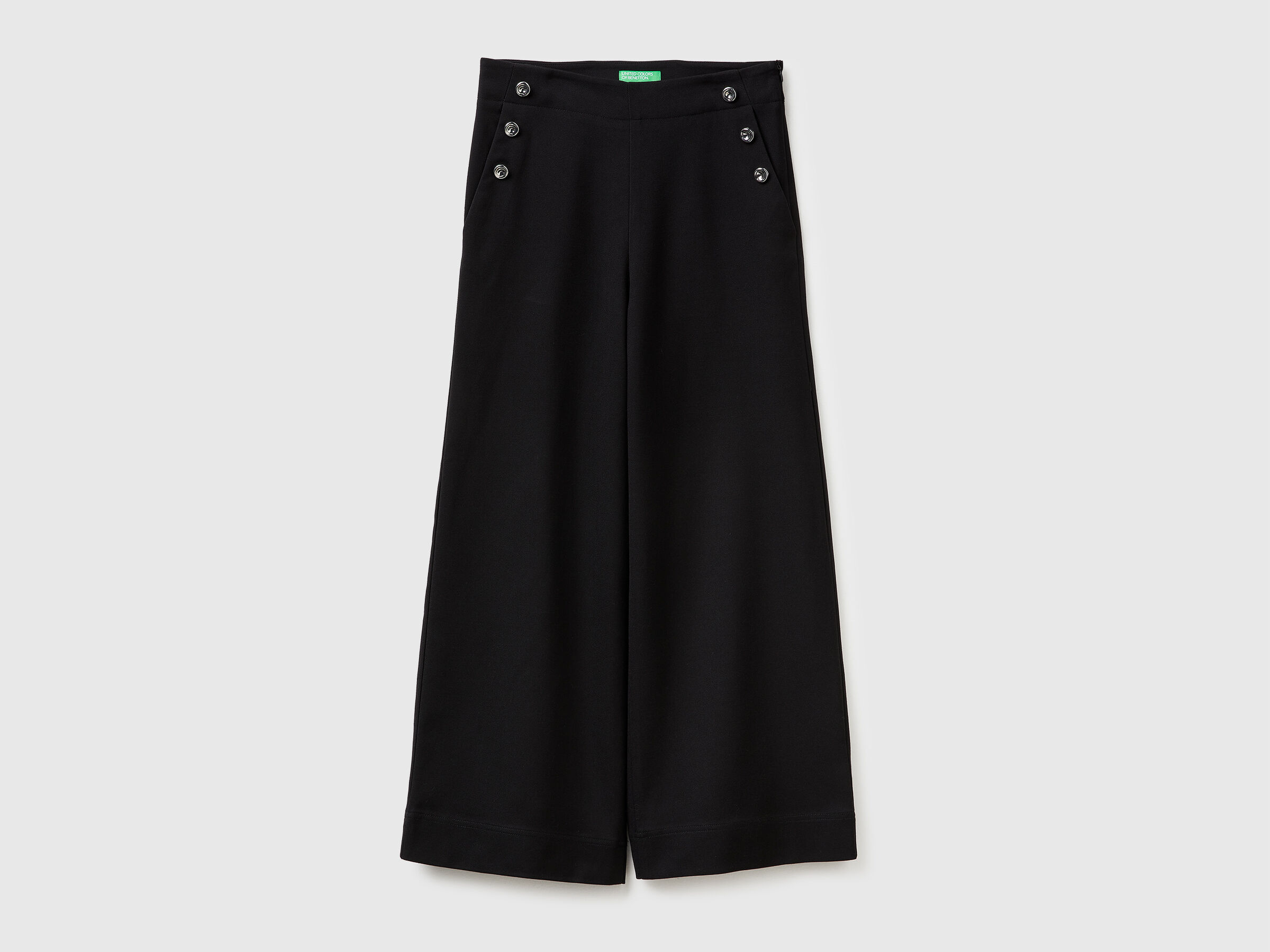 Pantalon taille haute à boutons Pantalon taille haute à boutons