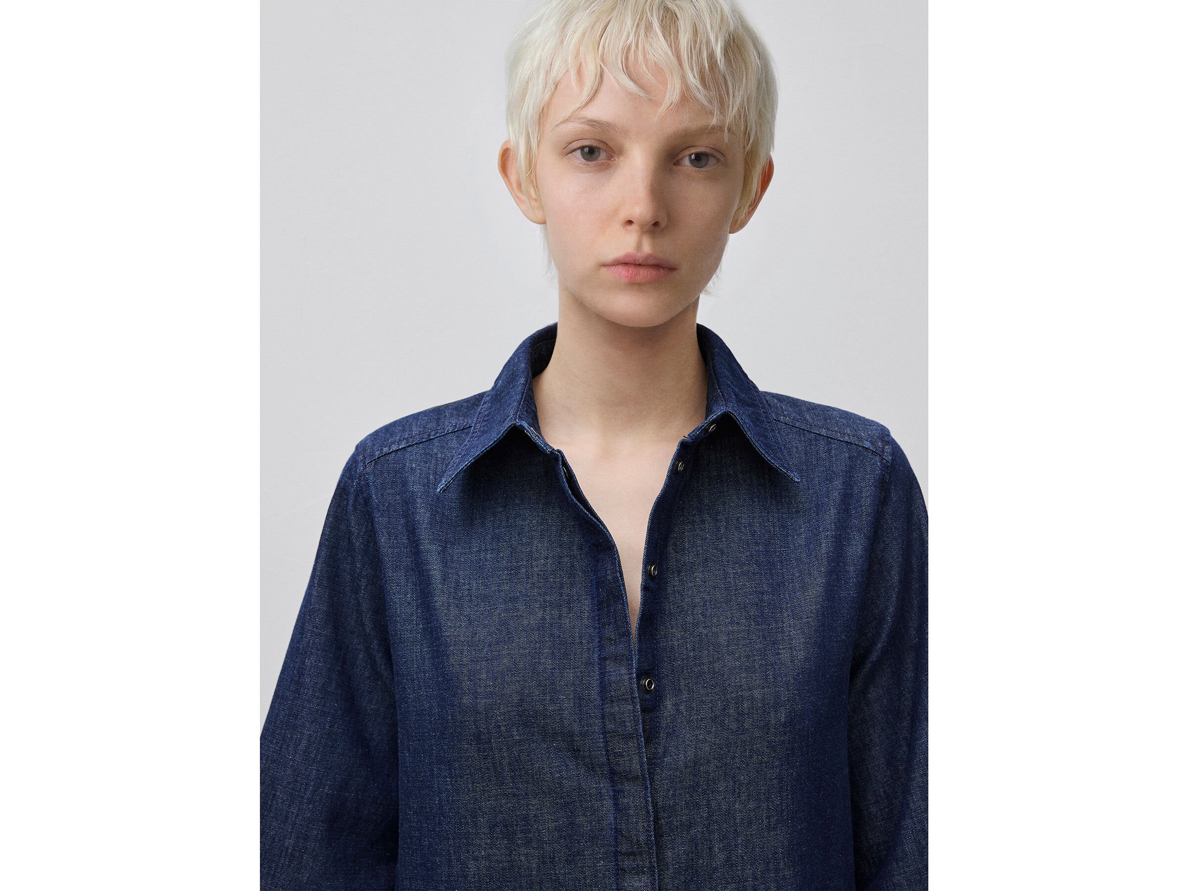 Robe courte en chambray – Image 4