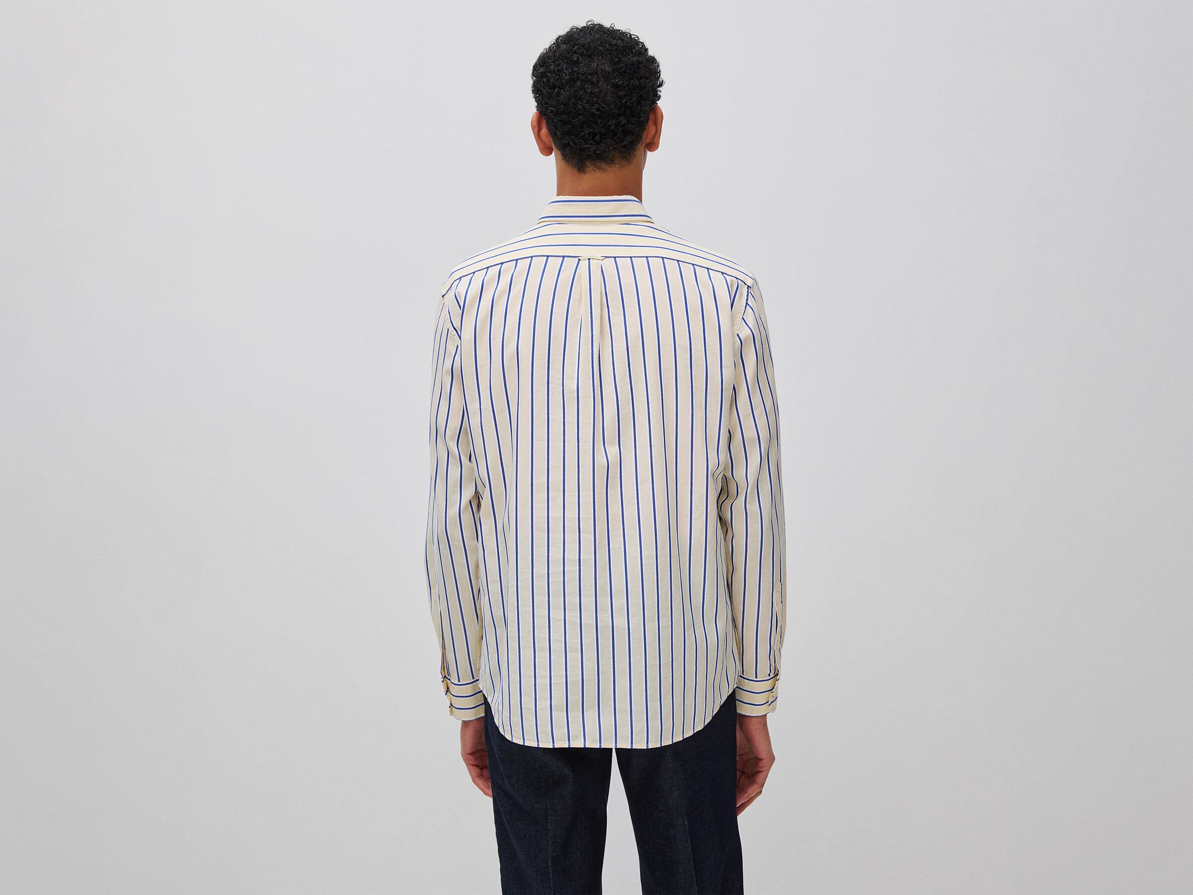 Chemise rayée à boutons – Image 2
