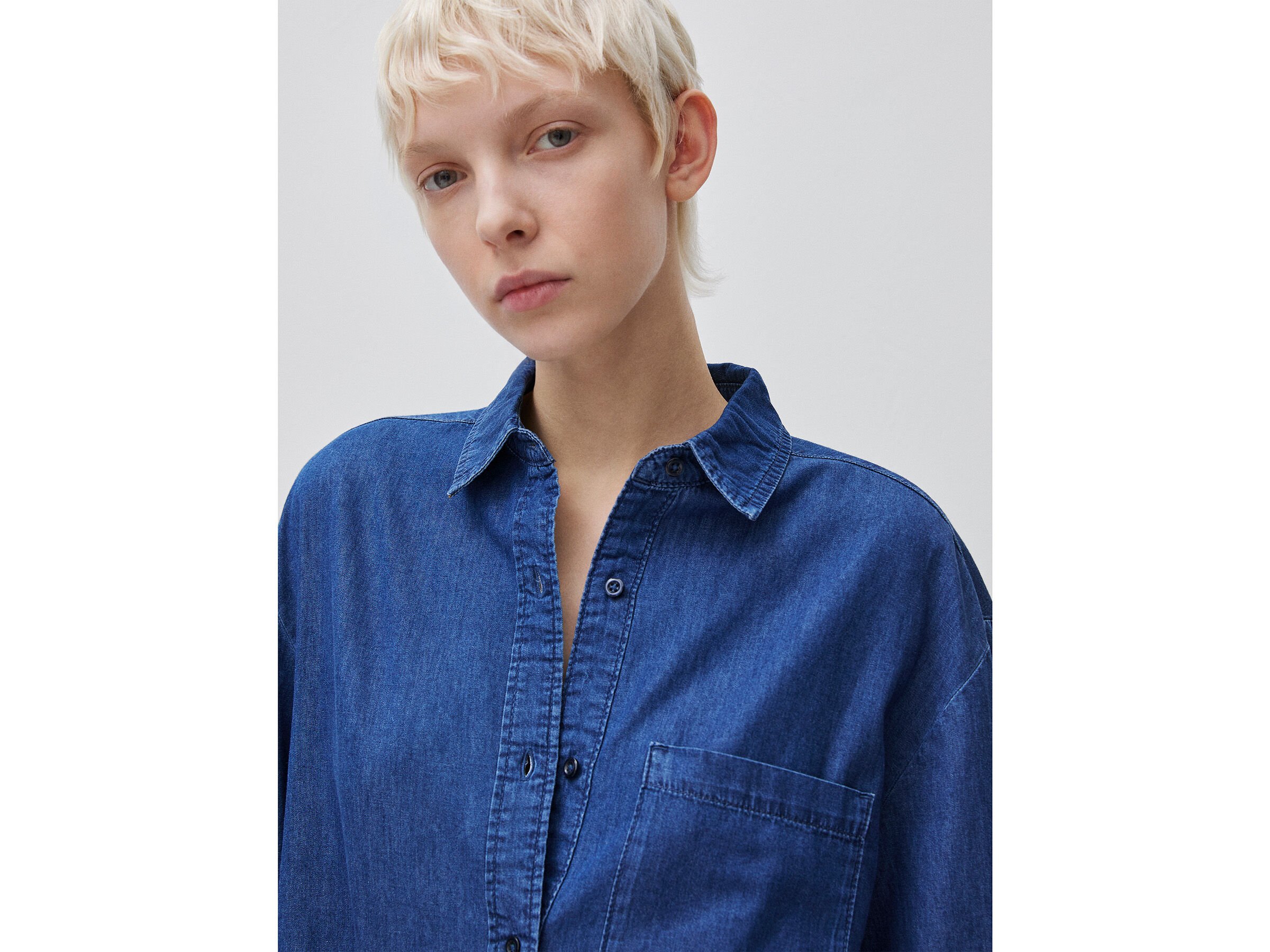 Chemise courte en chambray – Image 4