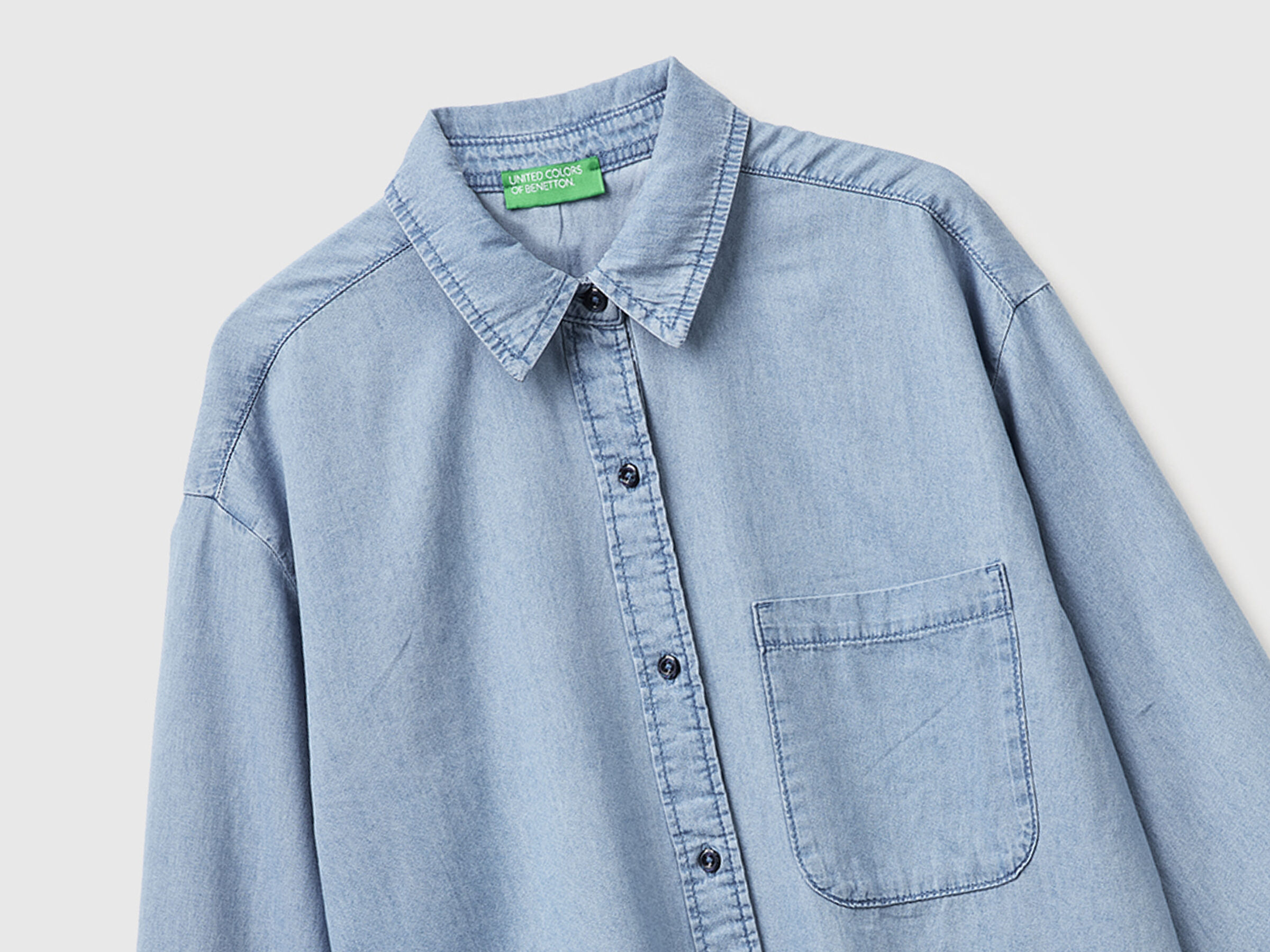 Chemise courte en chambray – Image 3