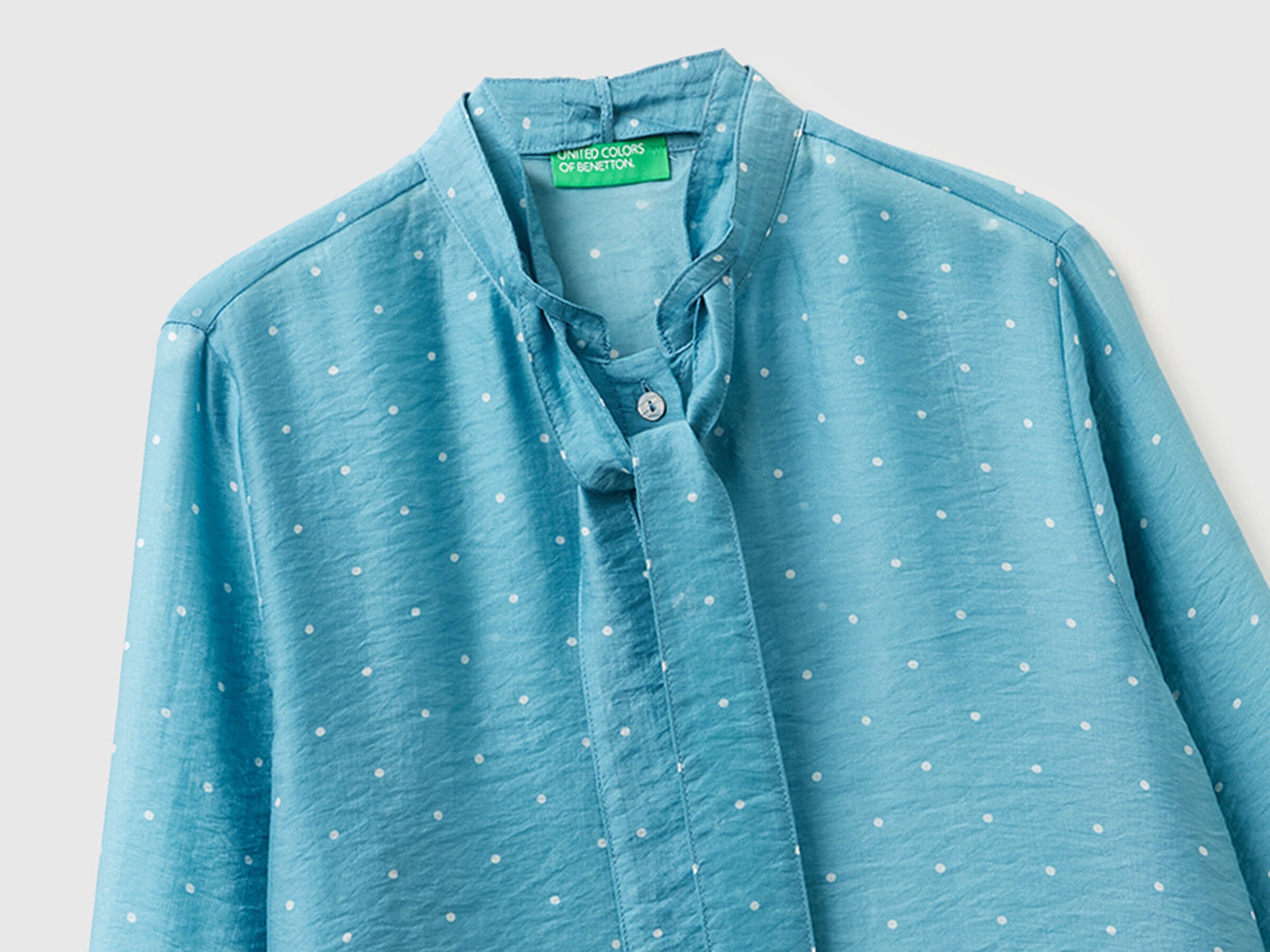 Chemise fluide à micro-pois – Image 3