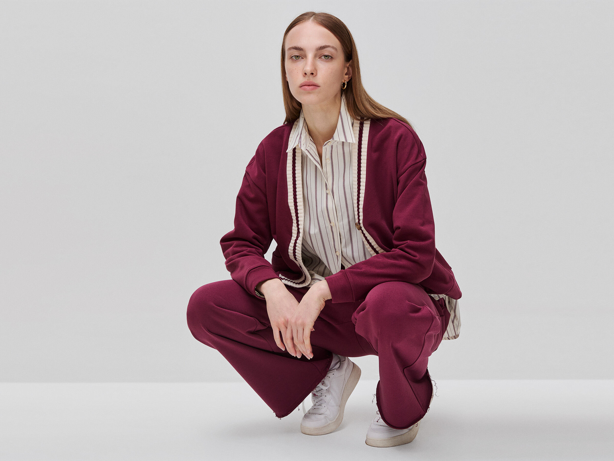 Chemise rayée avec bande latérale – Image 3