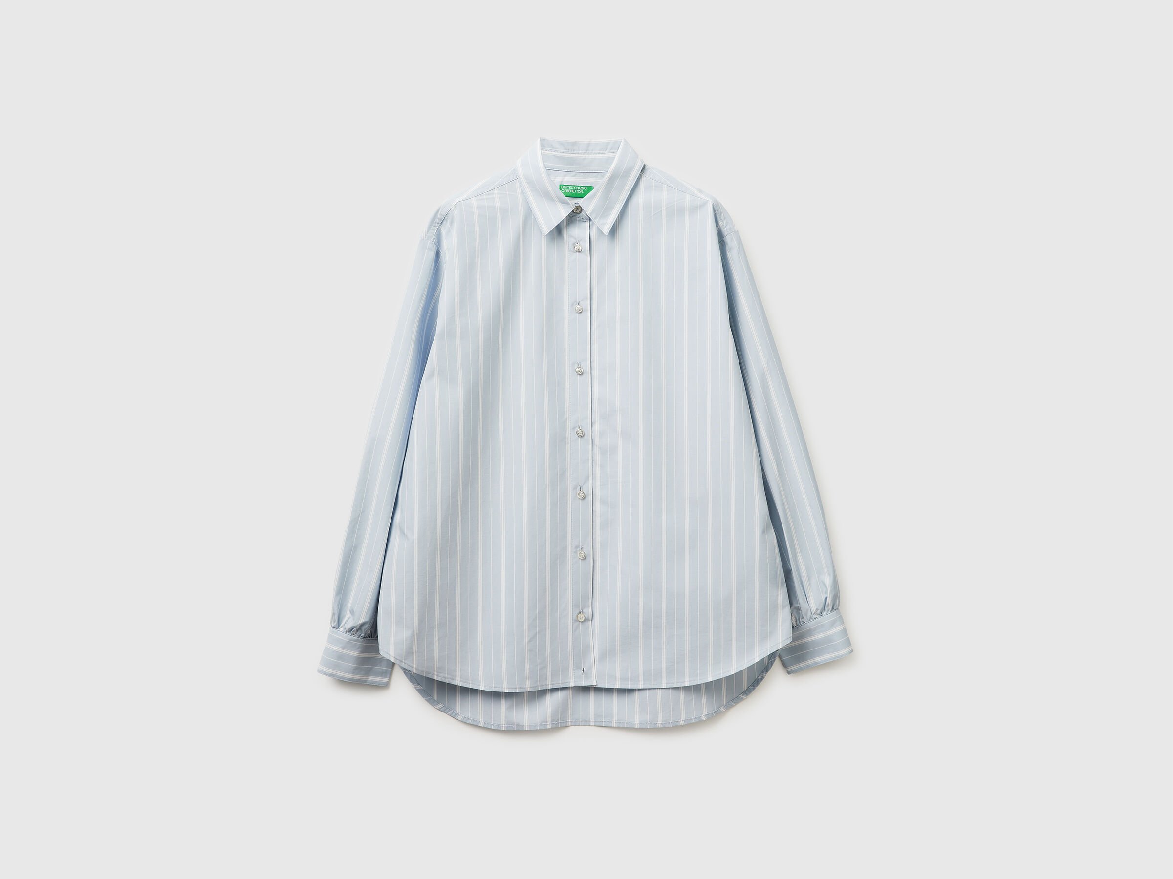 Chemise rayée avec bande latérale Chemise rayée avec bande latérale