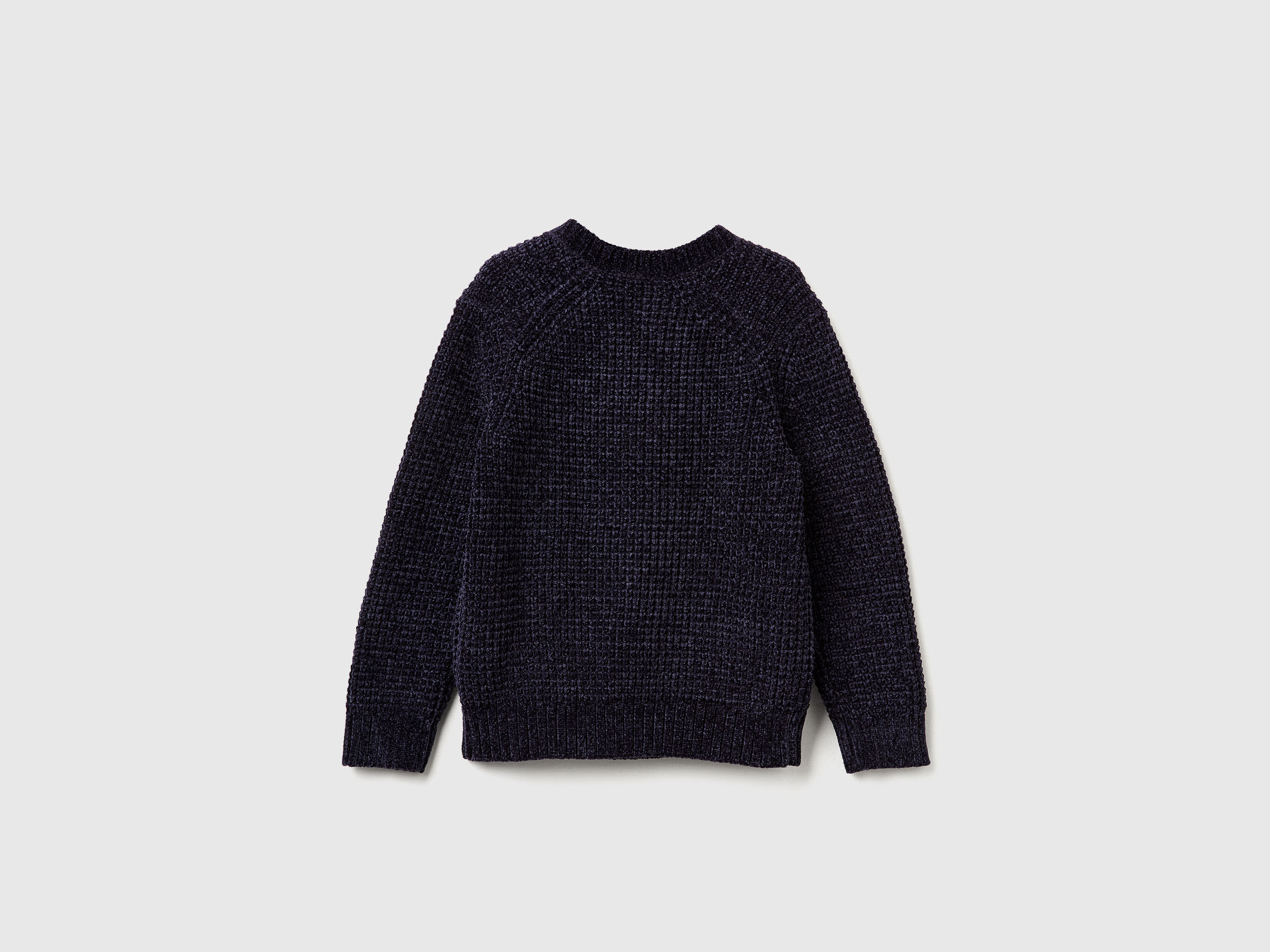 Pull ras du cou en chenille – Image 2