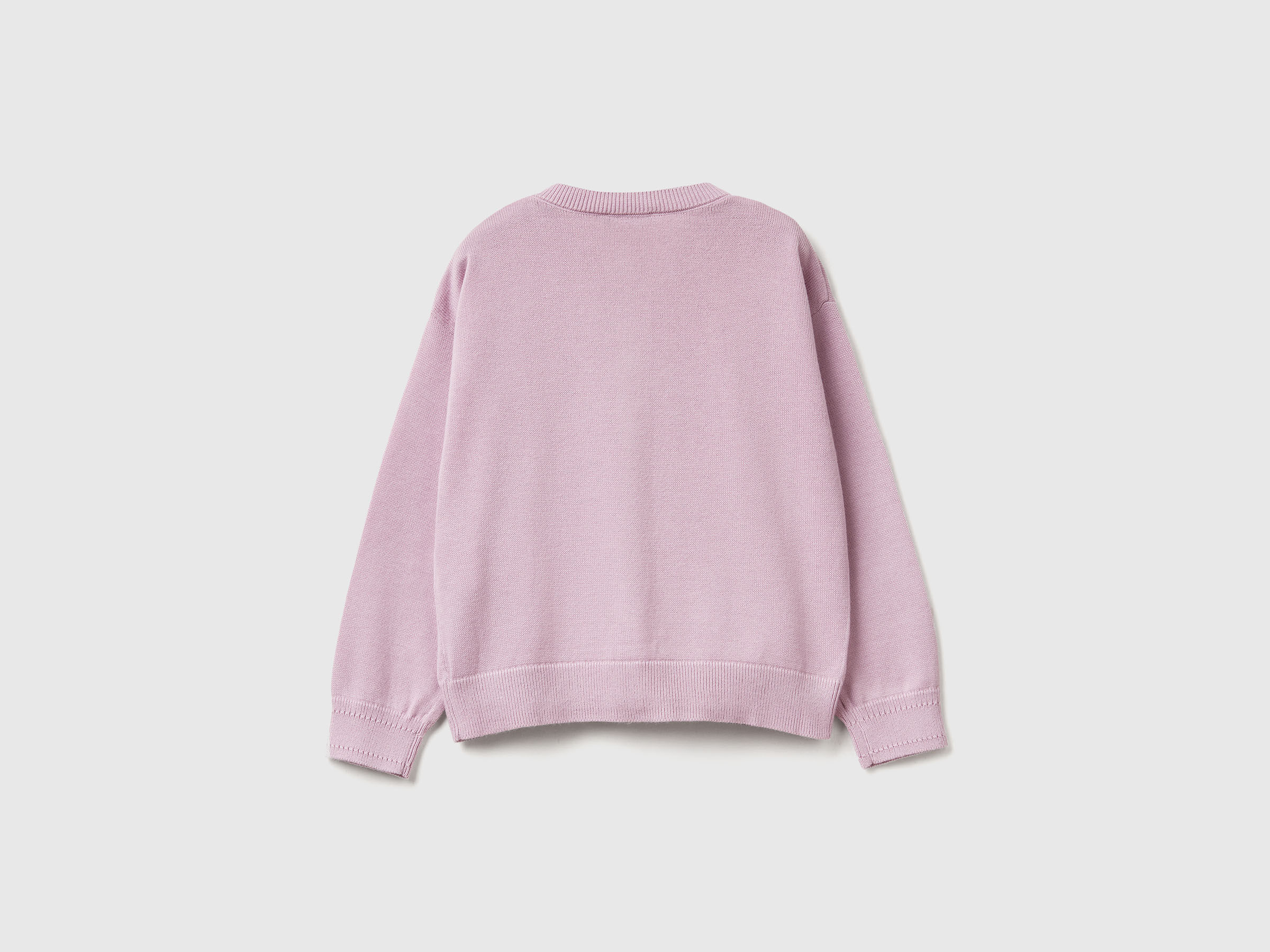 Cardigan à col rond en pur coton – Image 2