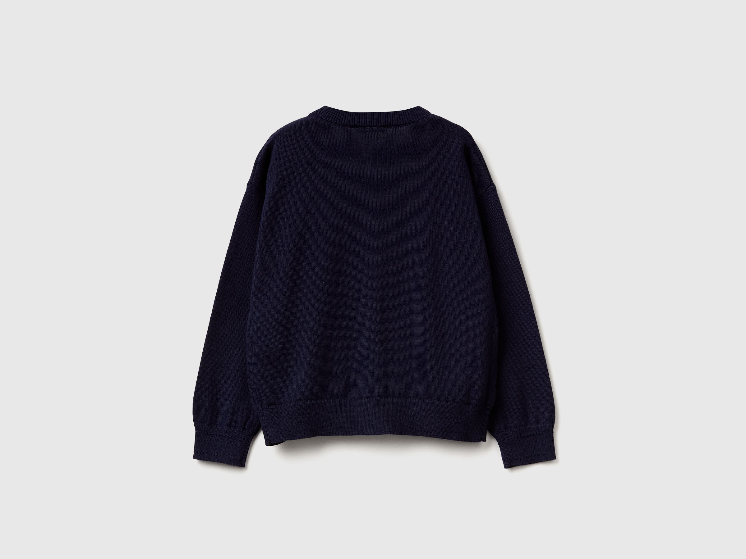 Cardigan à col rond en pur coton – Image 2