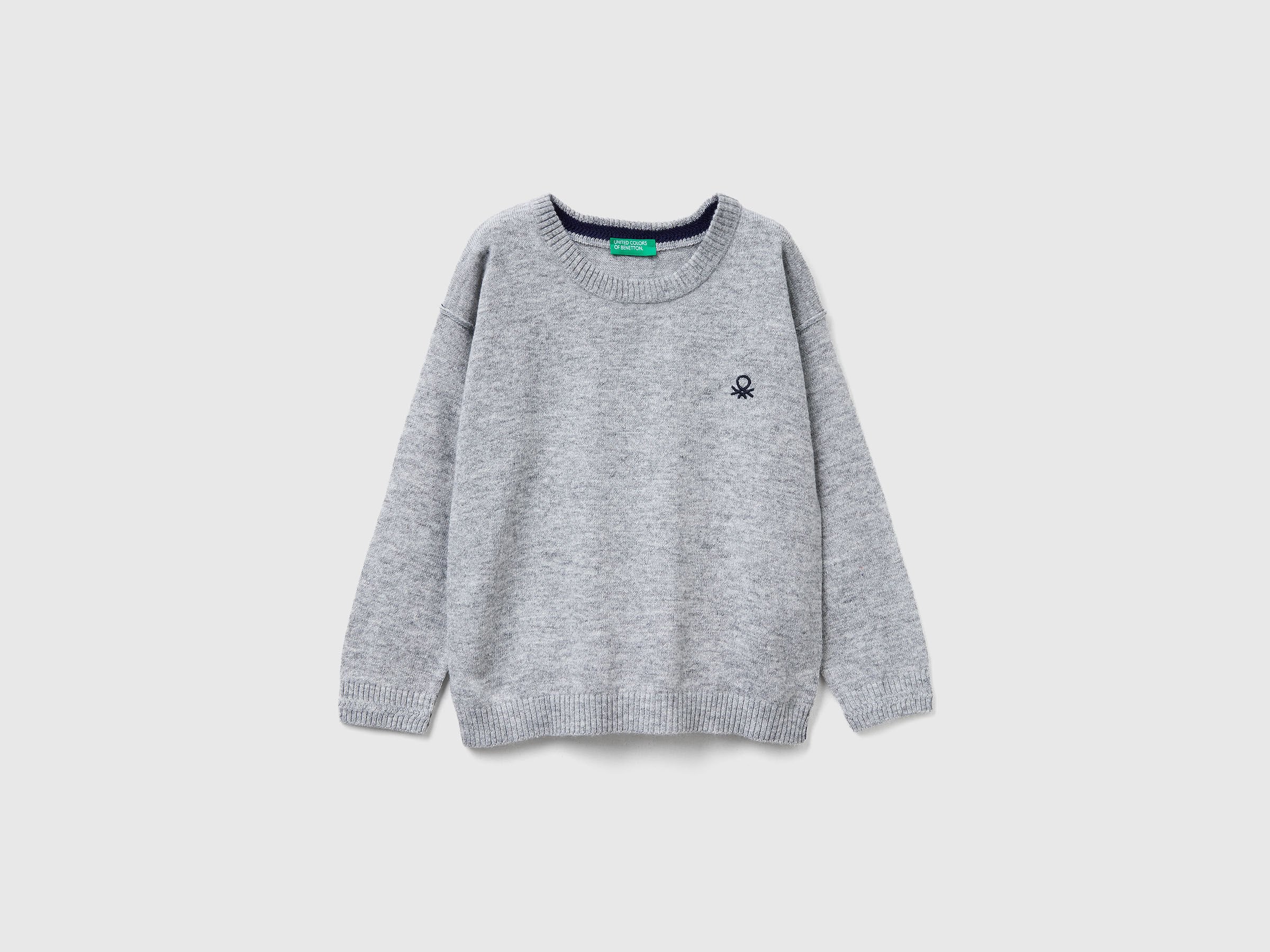 Pull col rond avec broderie Pull col rond avec broderie