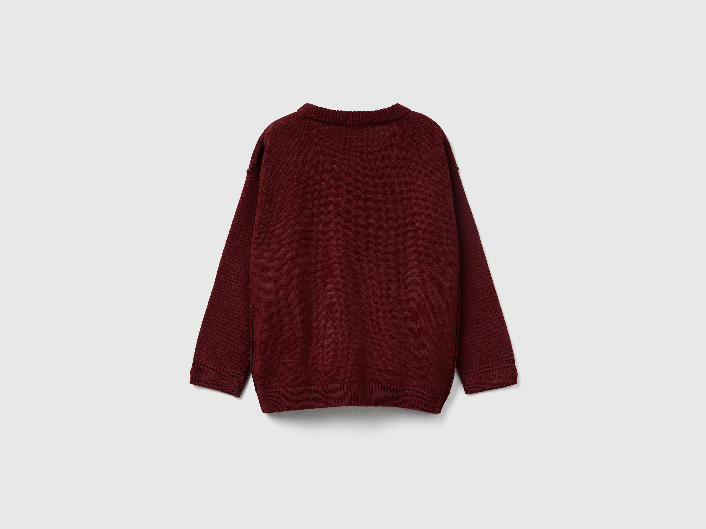 Pull col rond avec broderie – Image 2