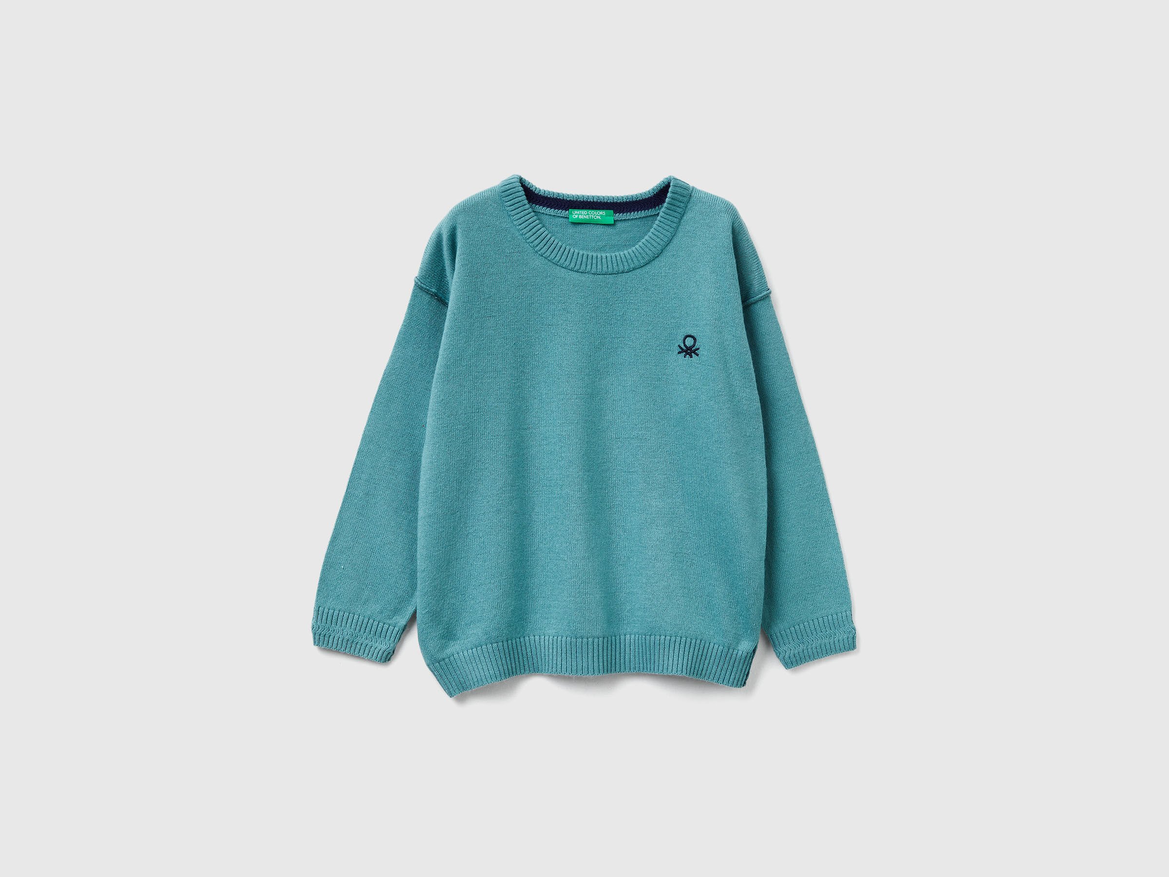 Pull col rond avec broderie Pull col rond avec broderie