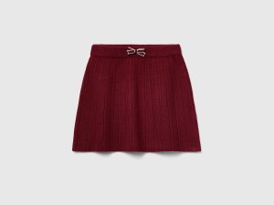 Jupe en maille plissée Jupe en maille plissée