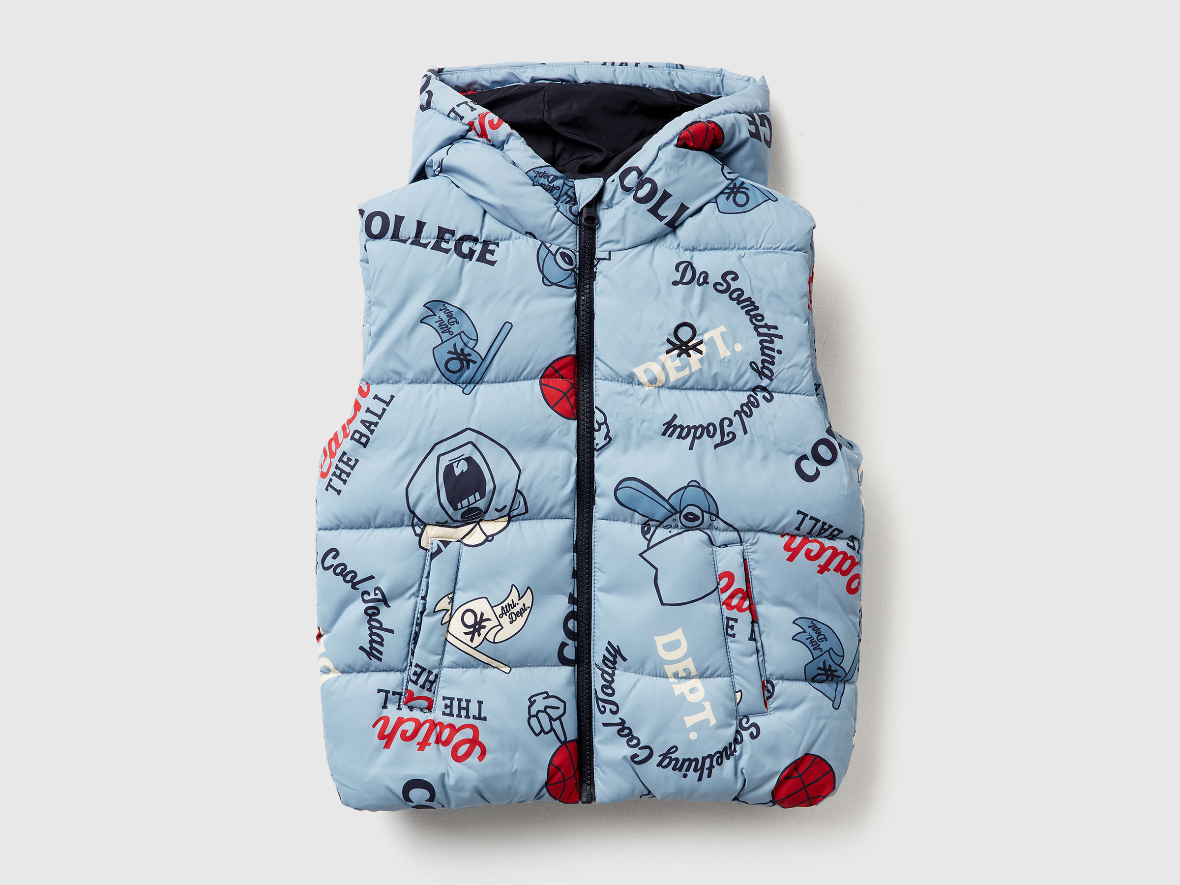 Gilet rembourré avec imprimé Gilet rembourré avec imprimé
