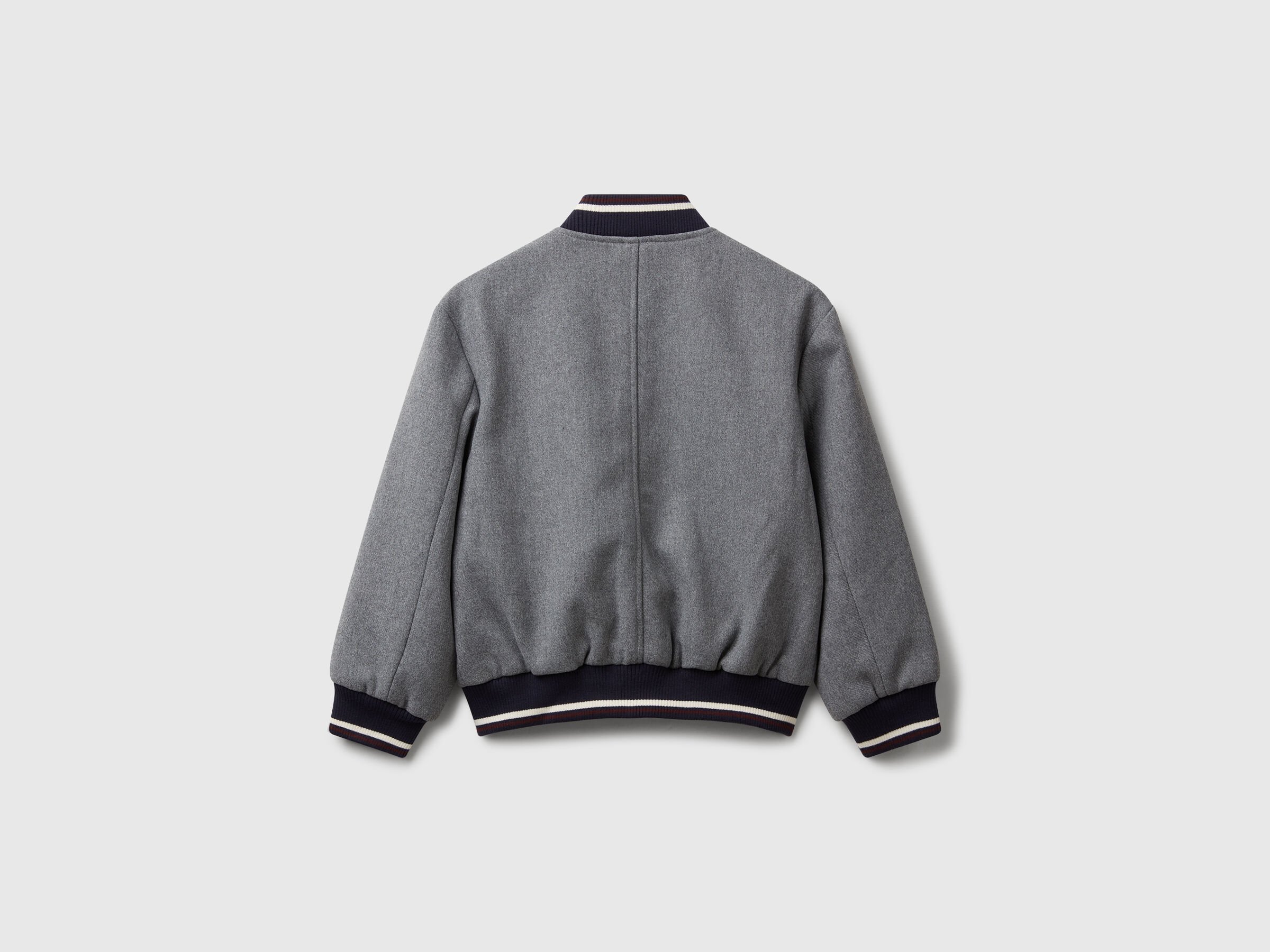 Blouson aviateur en laine mélangée – Image 2