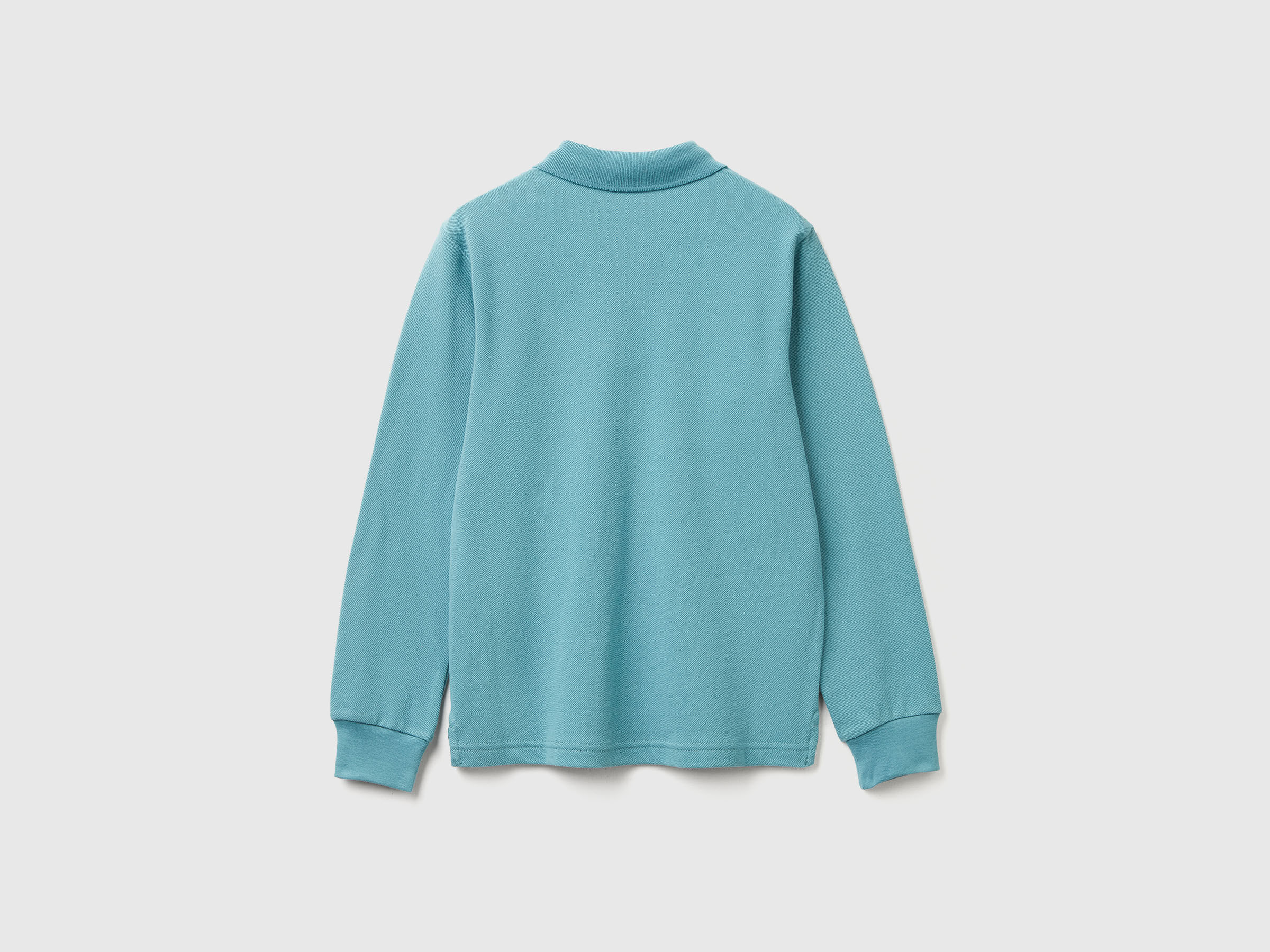 Polo en coton à manches longues – Image 2