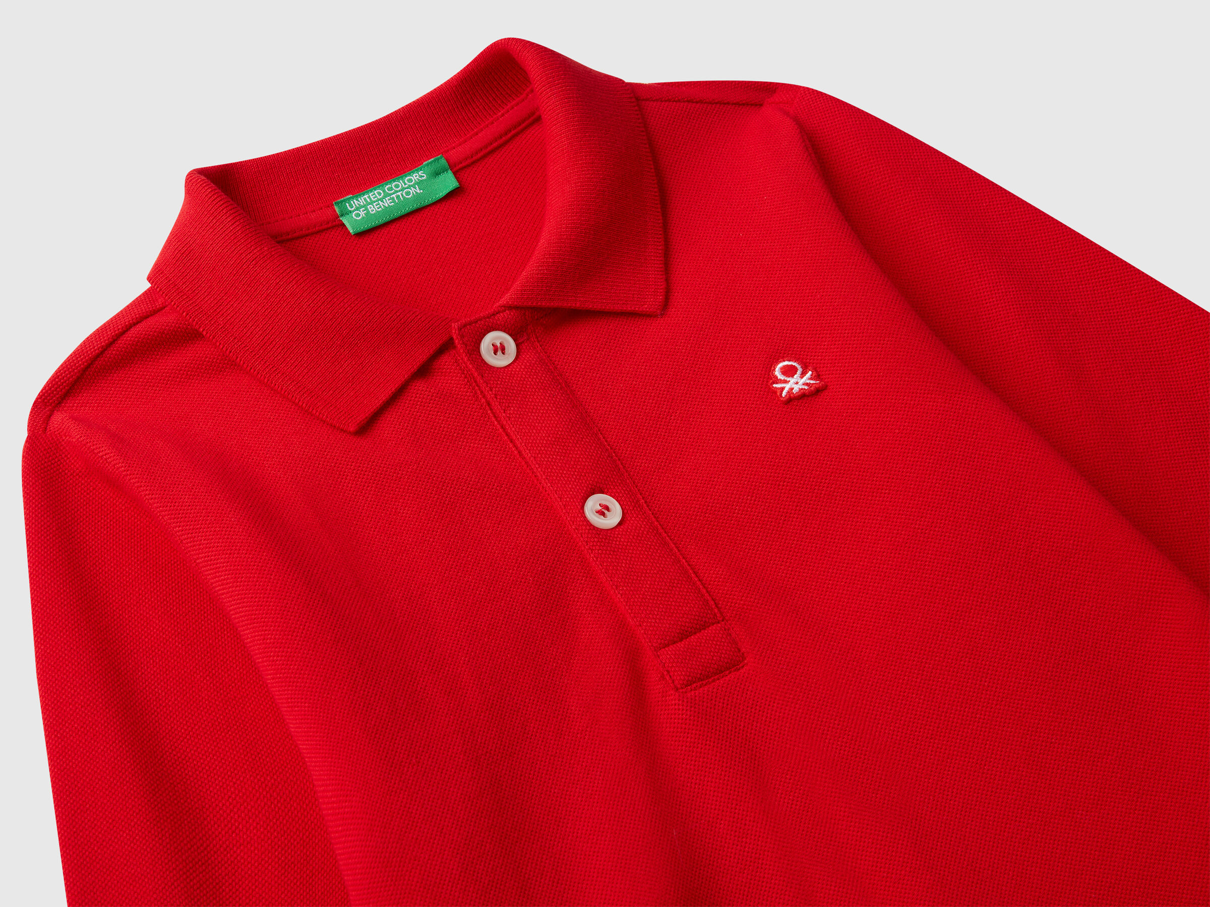 Polo en coton à manches longues – Image 3