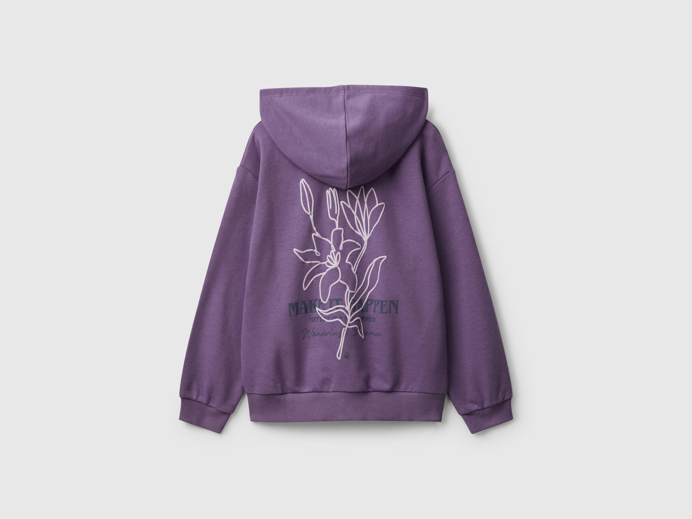 Sweat-shirt zippé avec imprimé – Image 2