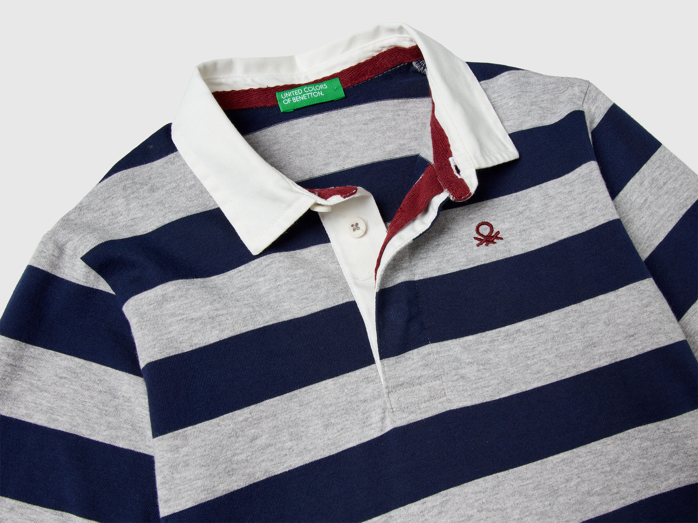 Polo de rugby en coton rayé – Image 3