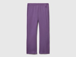 Leggings évasés en coton extensible Leggings évasés en coton extensible