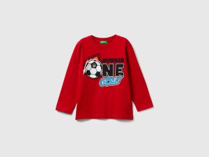 T-shirt avec imprimé requin et appliqué T-shirt avec imprimé requin et appliqué