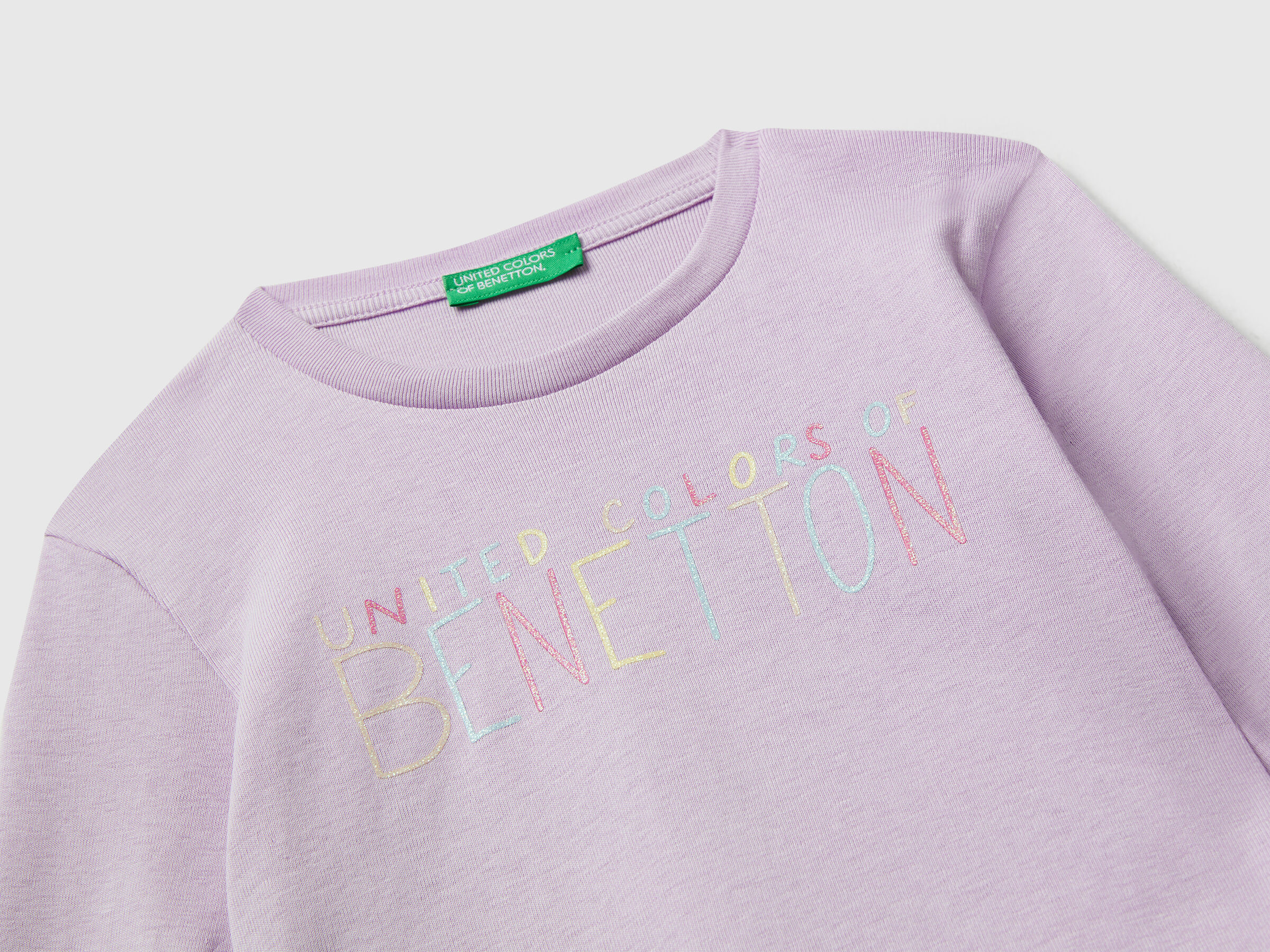 T-shirt en coton avec logo pailleté – Image 3