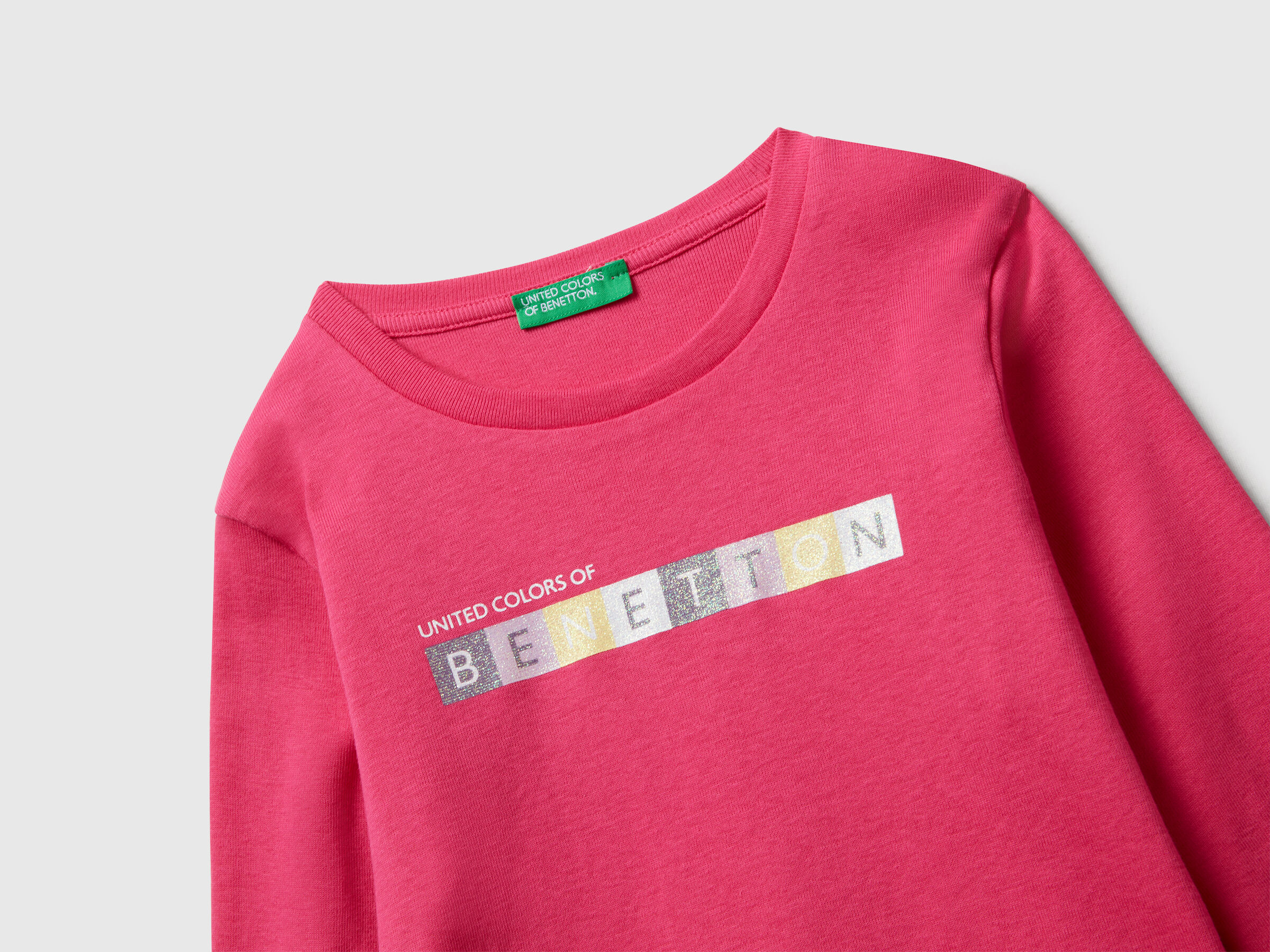 T-shirt en coton avec logo pailleté – Image 3
