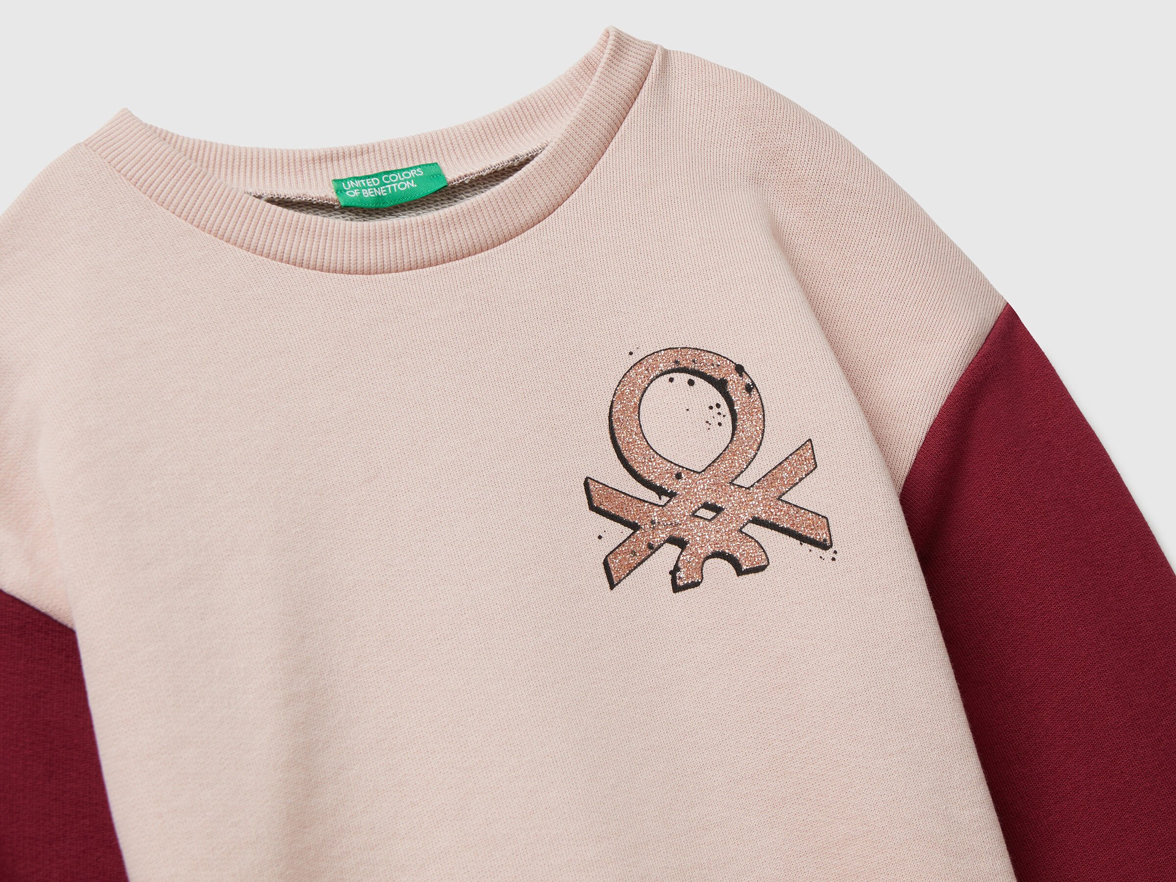 Sweat-shirt à imprimé logo pailleté – Image 3