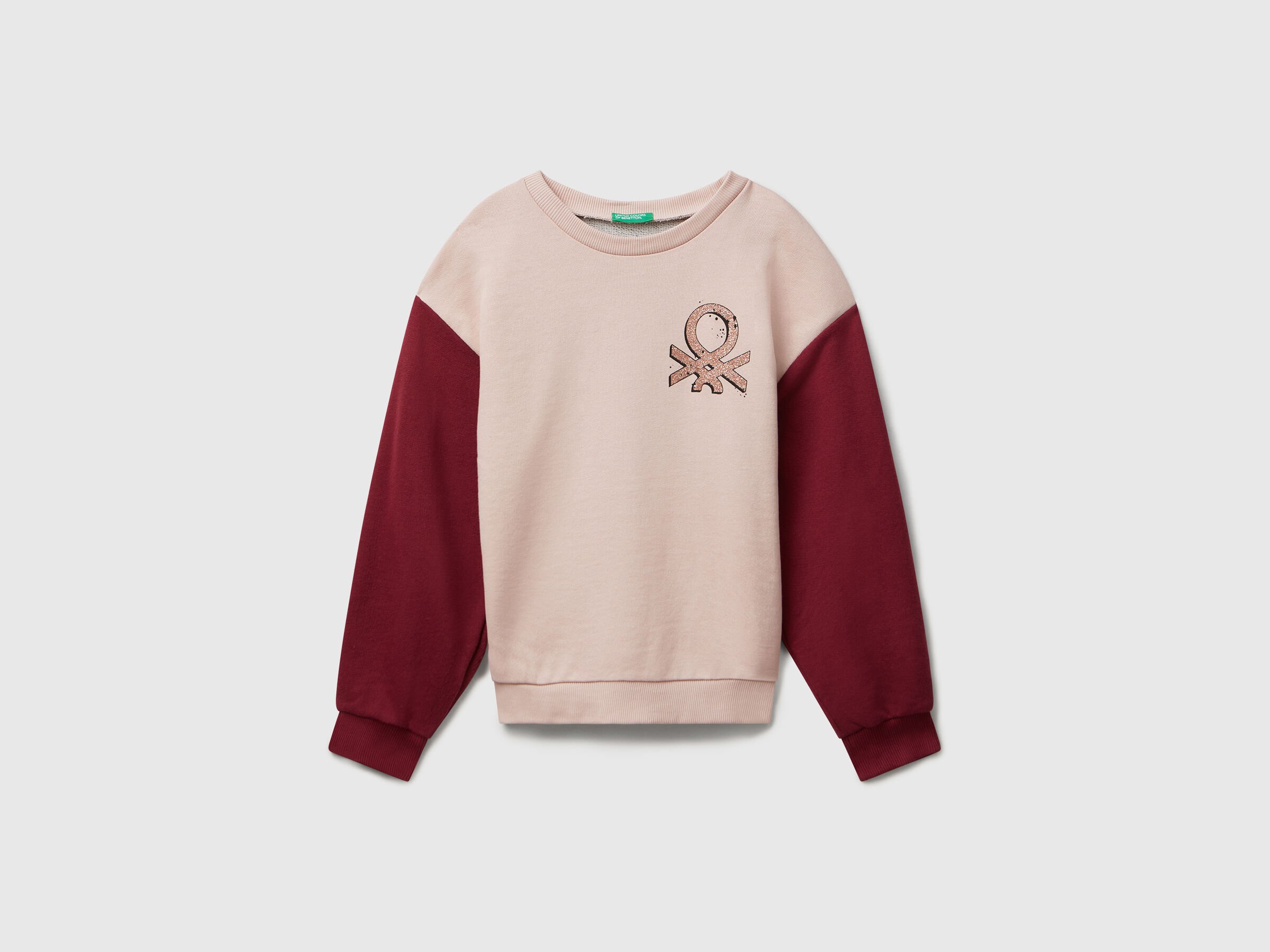 Sweat-shirt à imprimé logo pailleté Sweat-shirt à imprimé logo pailleté