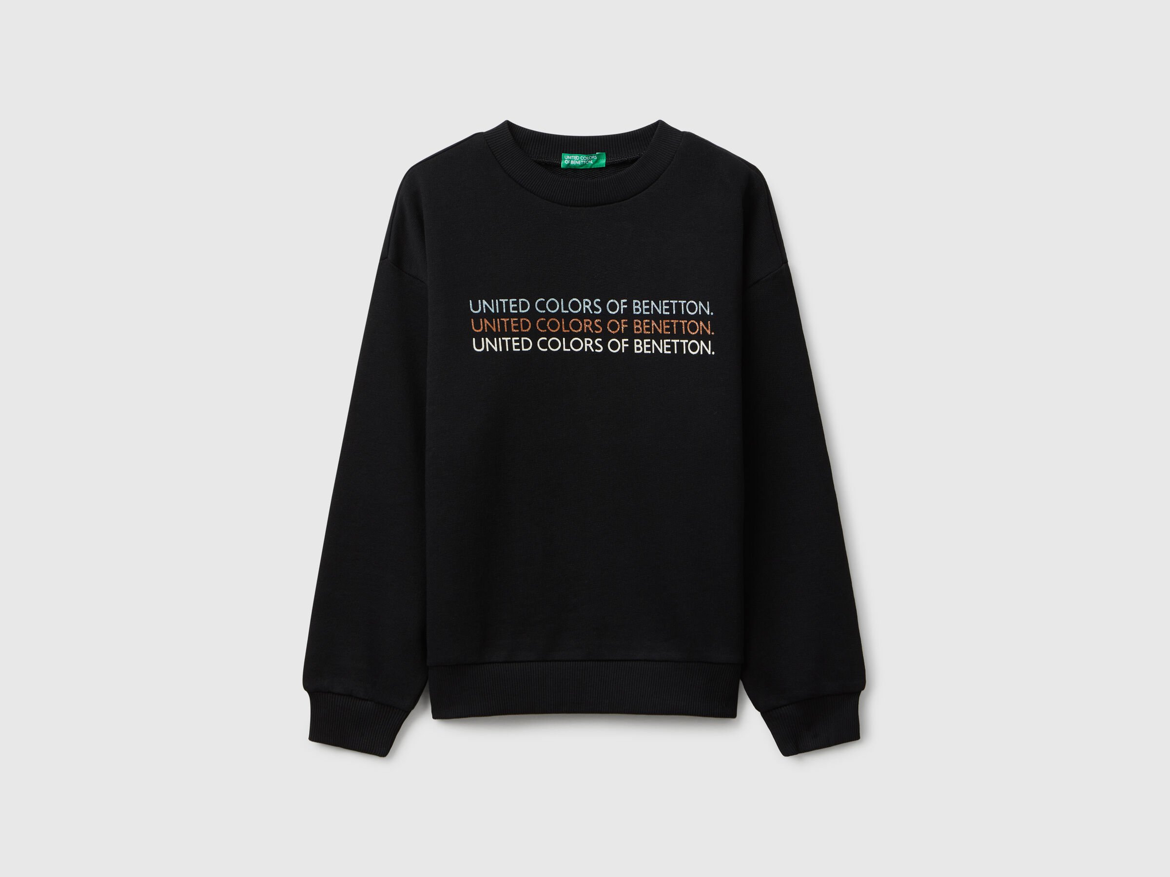 Sweat-shirt à imprimé logo pailleté Sweat-shirt à imprimé logo pailleté