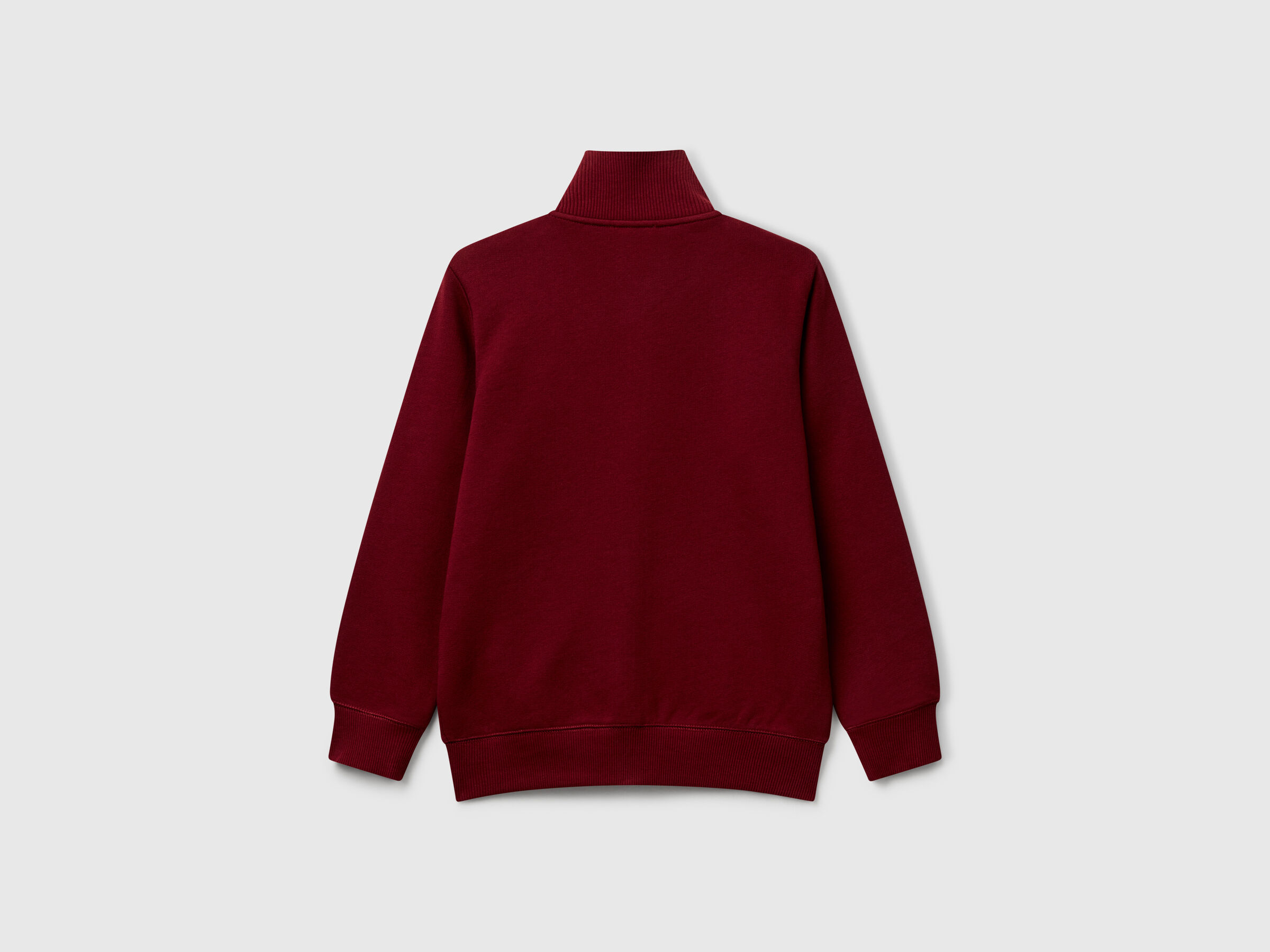 Sweat-shirt zippé en pur coton – Image 2