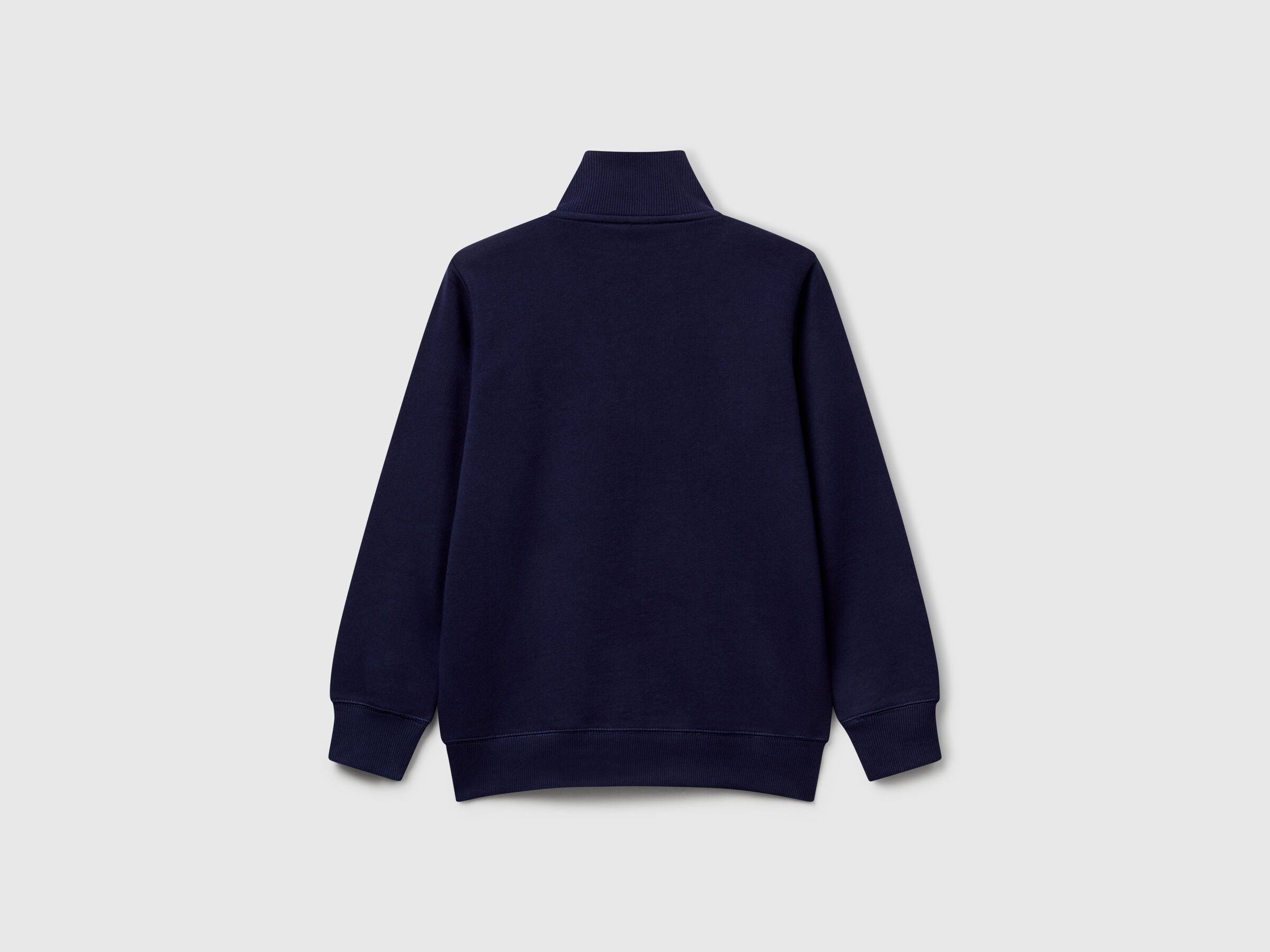 Sweat-shirt zippé en pur coton – Image 2