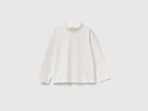 T-shirt col roulé en coton extensible T-shirt col roulé en coton extensible